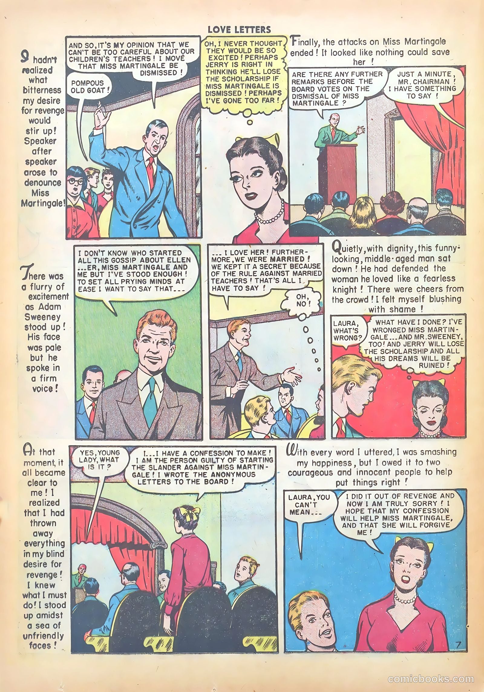 Love Letters #5 (1950) — page 24 of 36