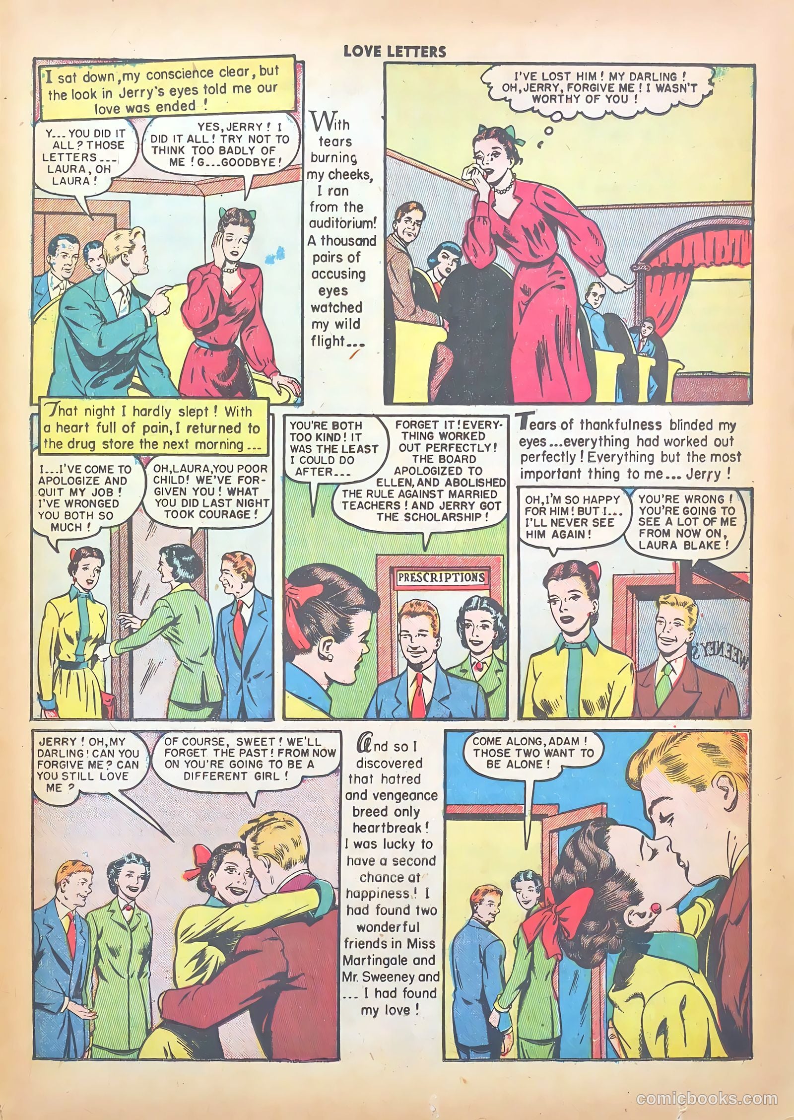 Love Letters #5 (1950) — page 25 of 36