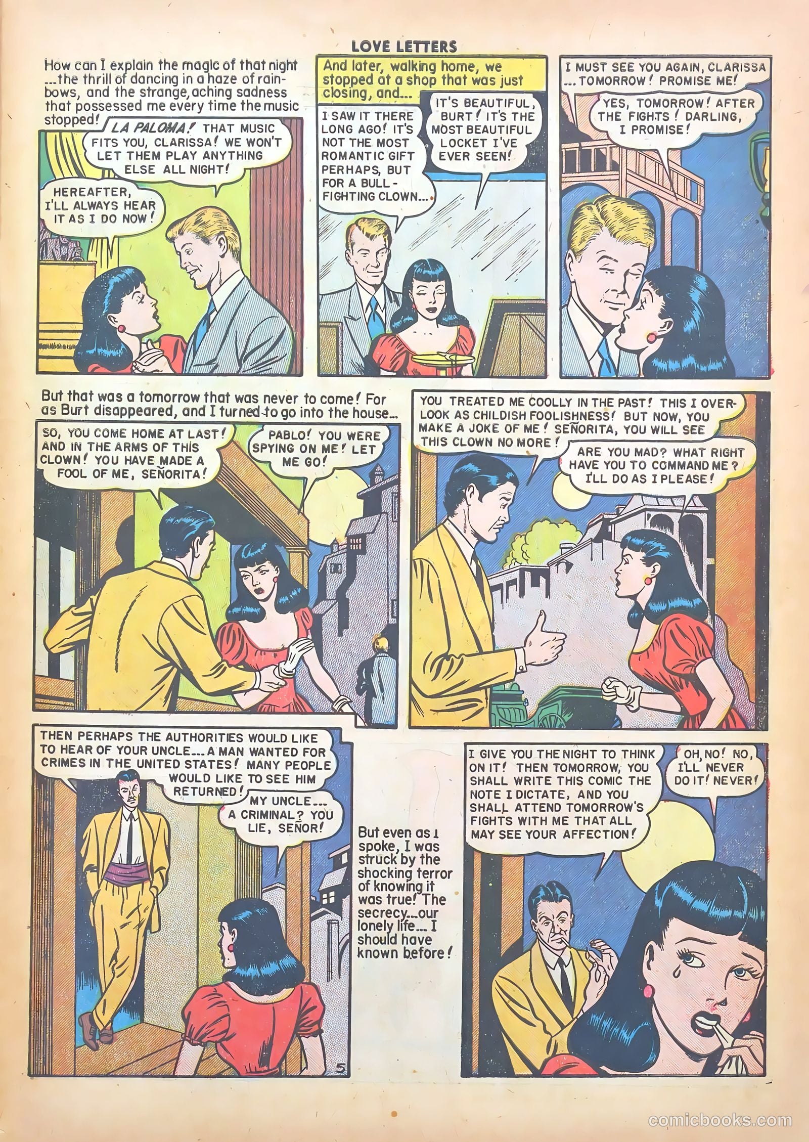 Love Letters #5 (1950) — page 31 of 36
