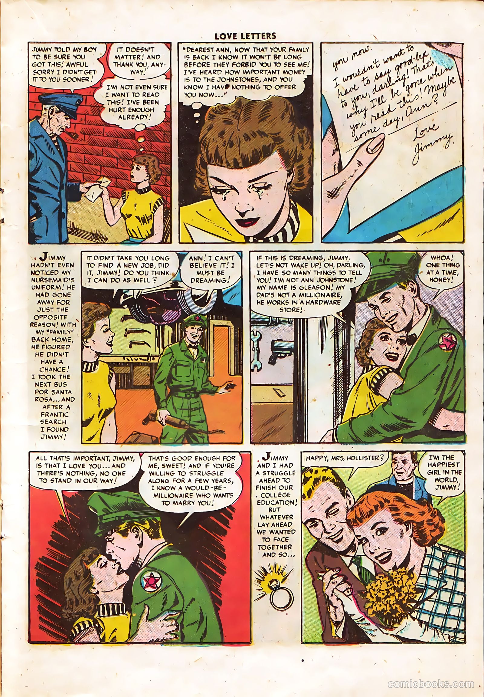 Love Letters #50 (1956) — page 17 of 36