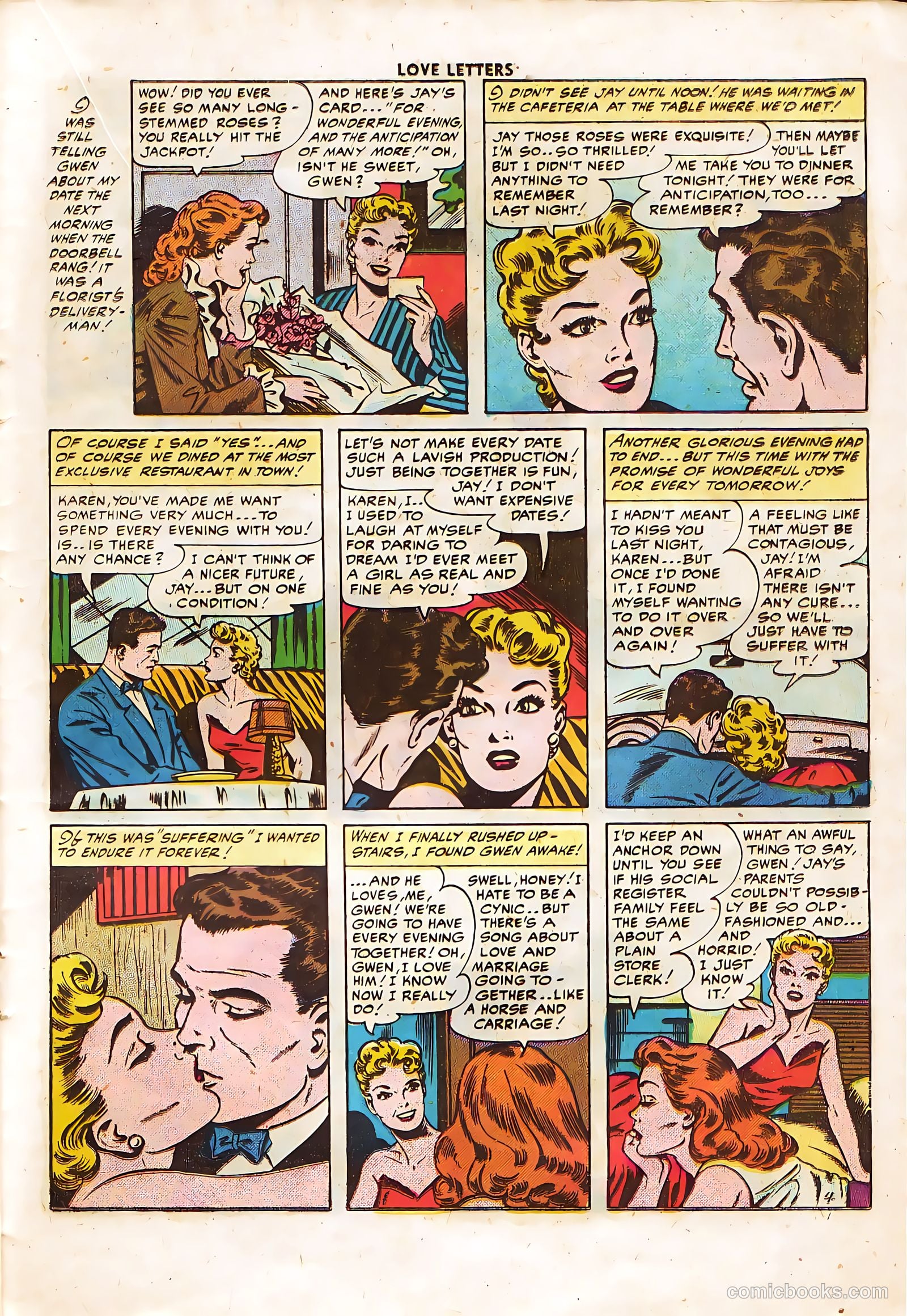 Love Letters #50 (1956) — page 21 of 36
