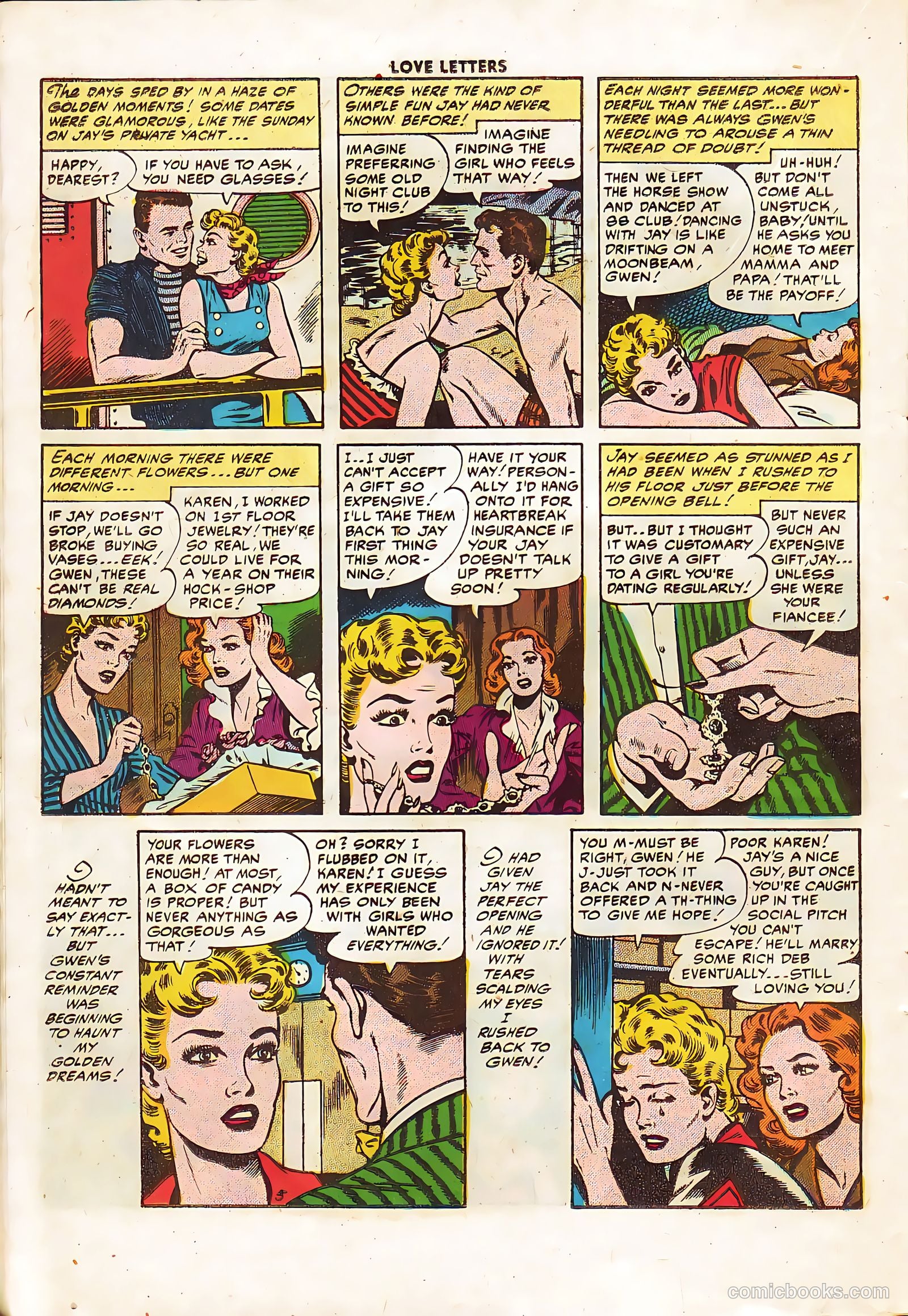 Love Letters #50 (1956) — page 22 of 36