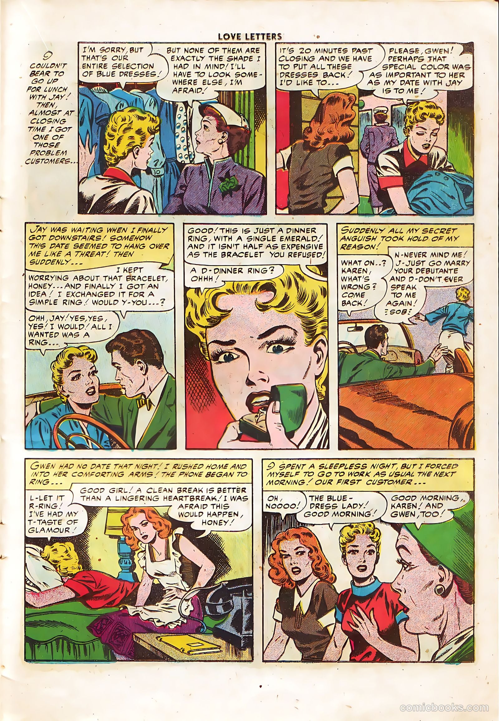 Love Letters #50 (1956) — page 23 of 36