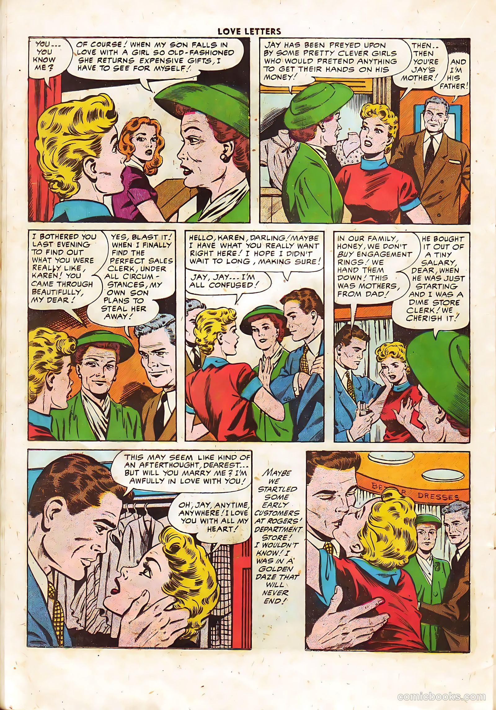 Love Letters #50 (1956) — page 24 of 36