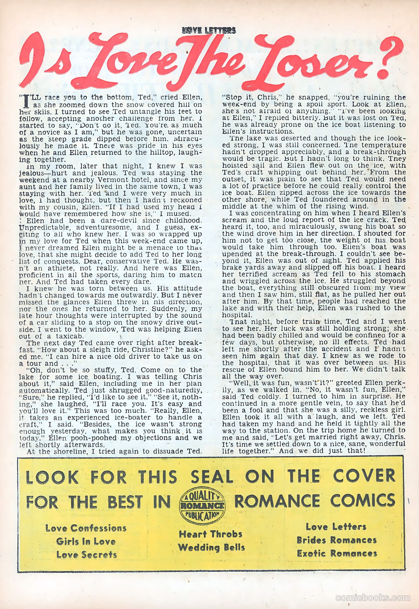 Love Letters #51 (1956) — page 26 of 36