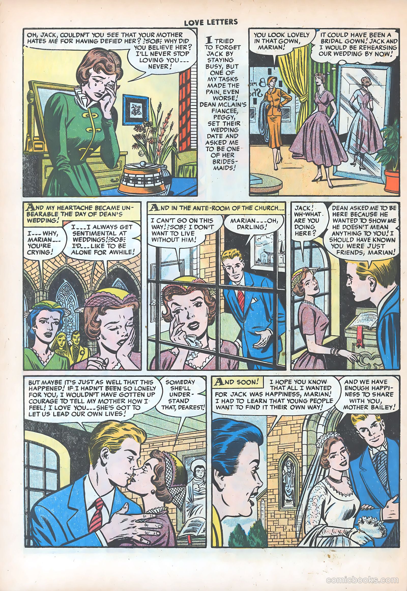 Love Letters #51 (1956) — page 32 of 36