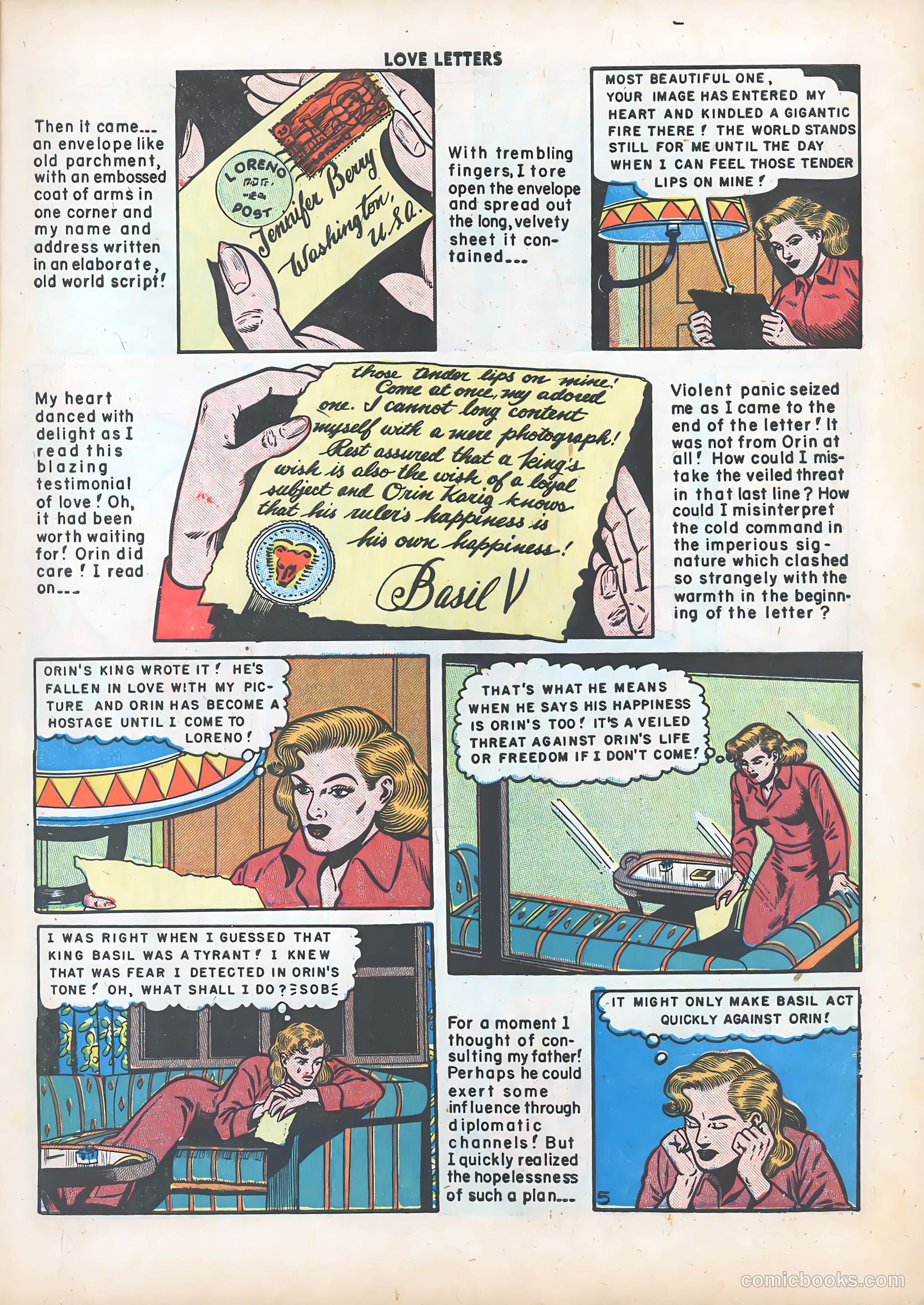 Love Letters #6 (1950) — page 7 of 51