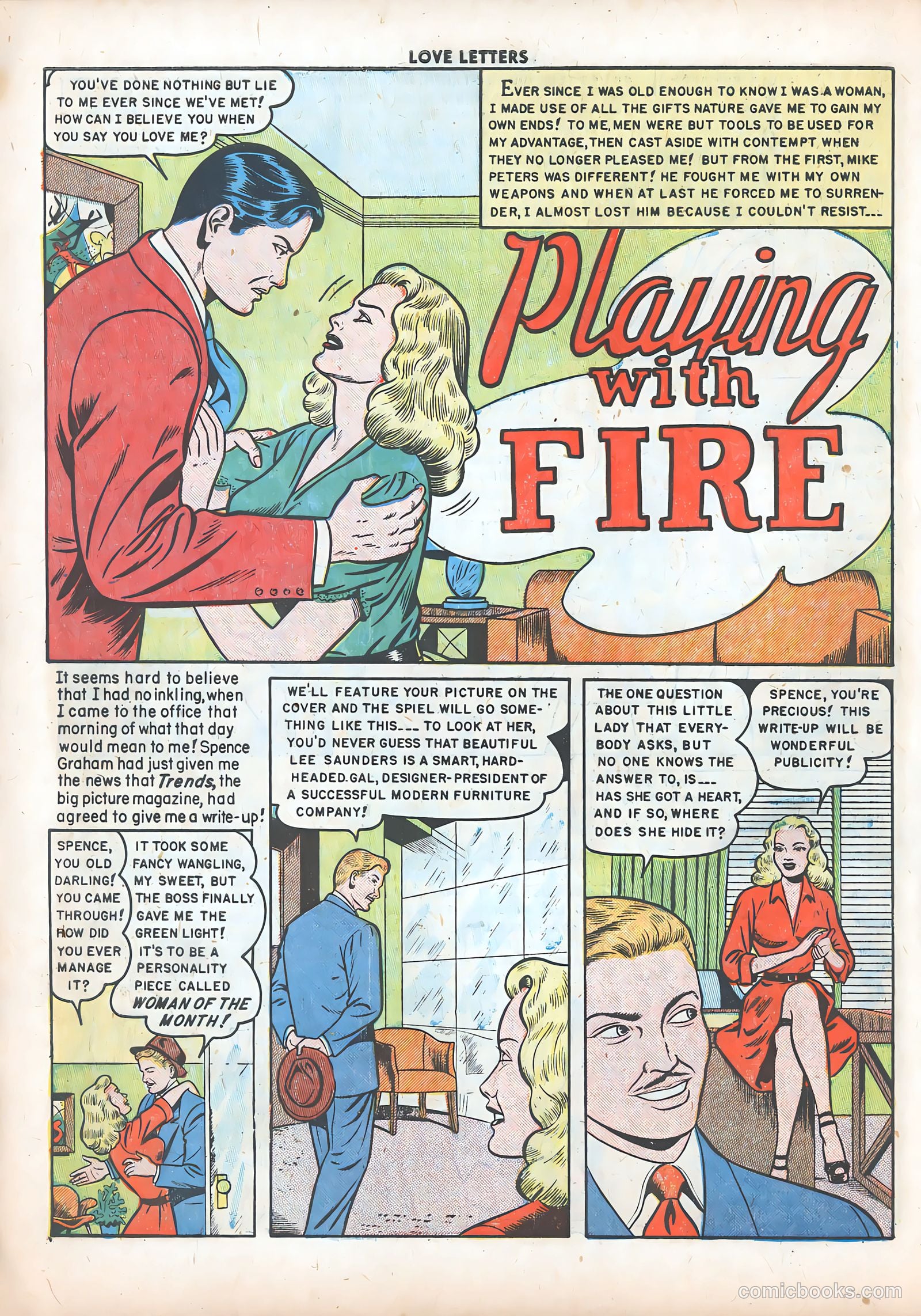 Love Letters #6 (1950) — page 12 of 51
