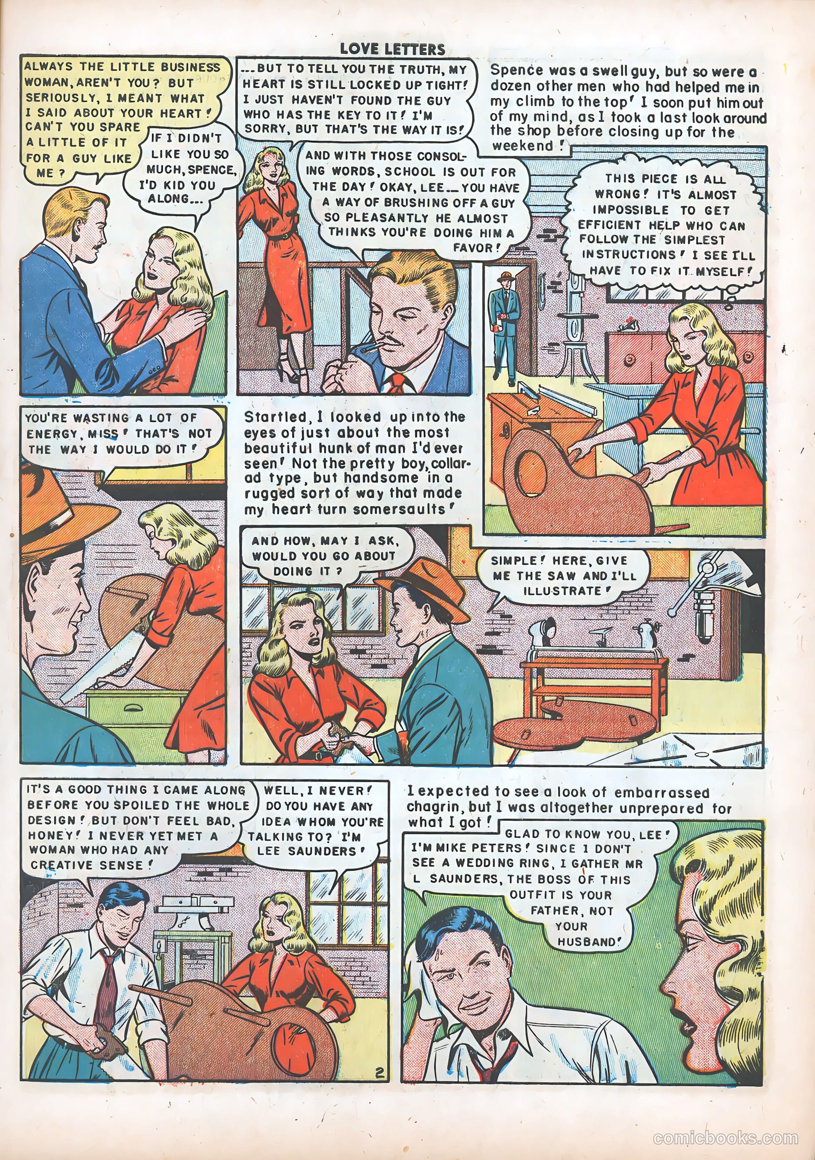 Love Letters #6 (1950) — page 13 of 51