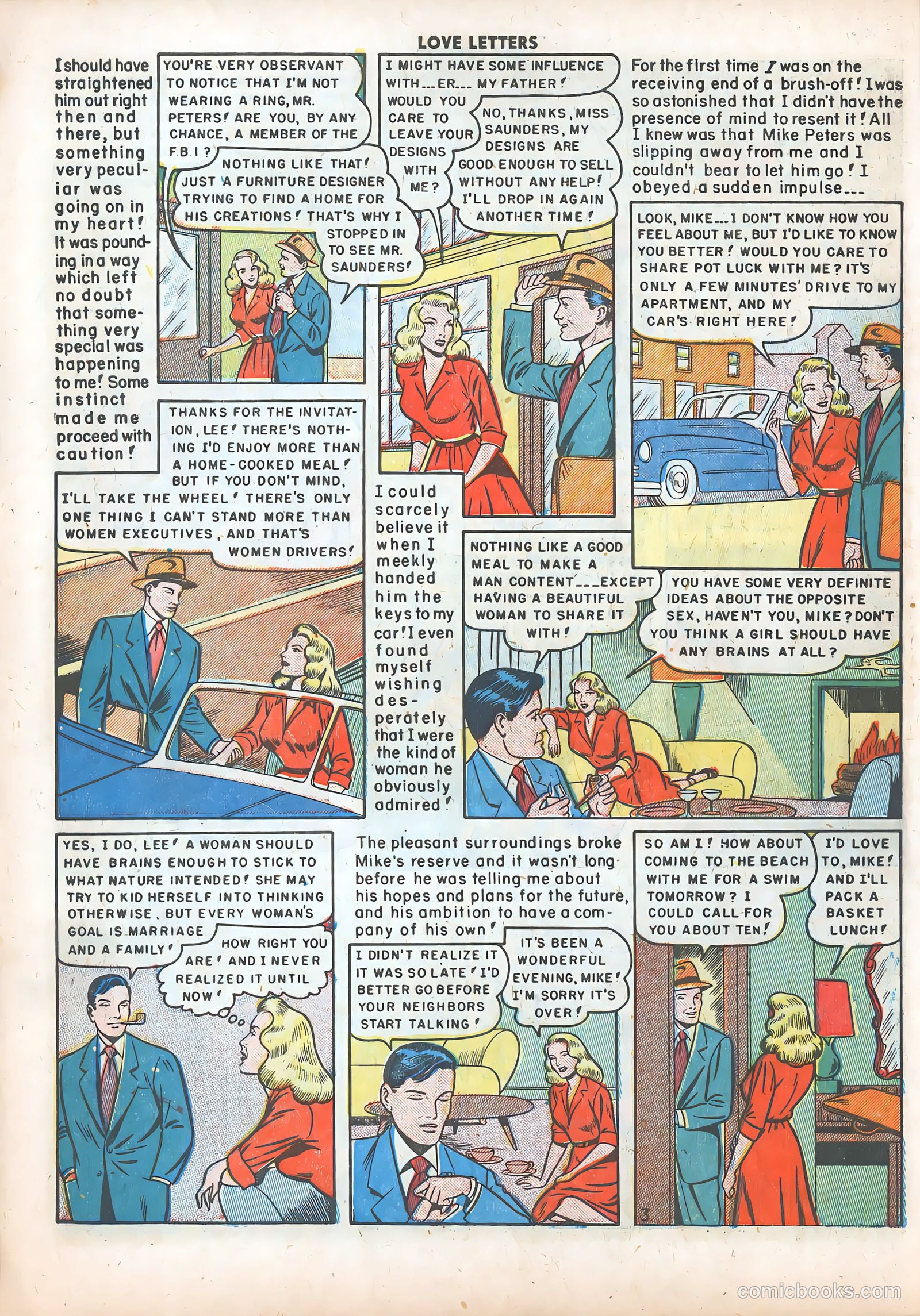 Love Letters #6 (1950) — page 14 of 51