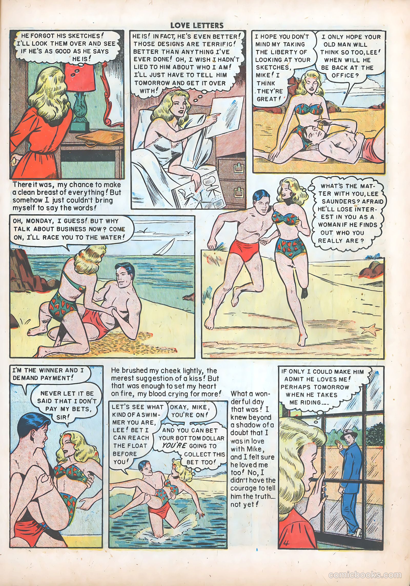 Love Letters #6 (1950) — page 15 of 51
