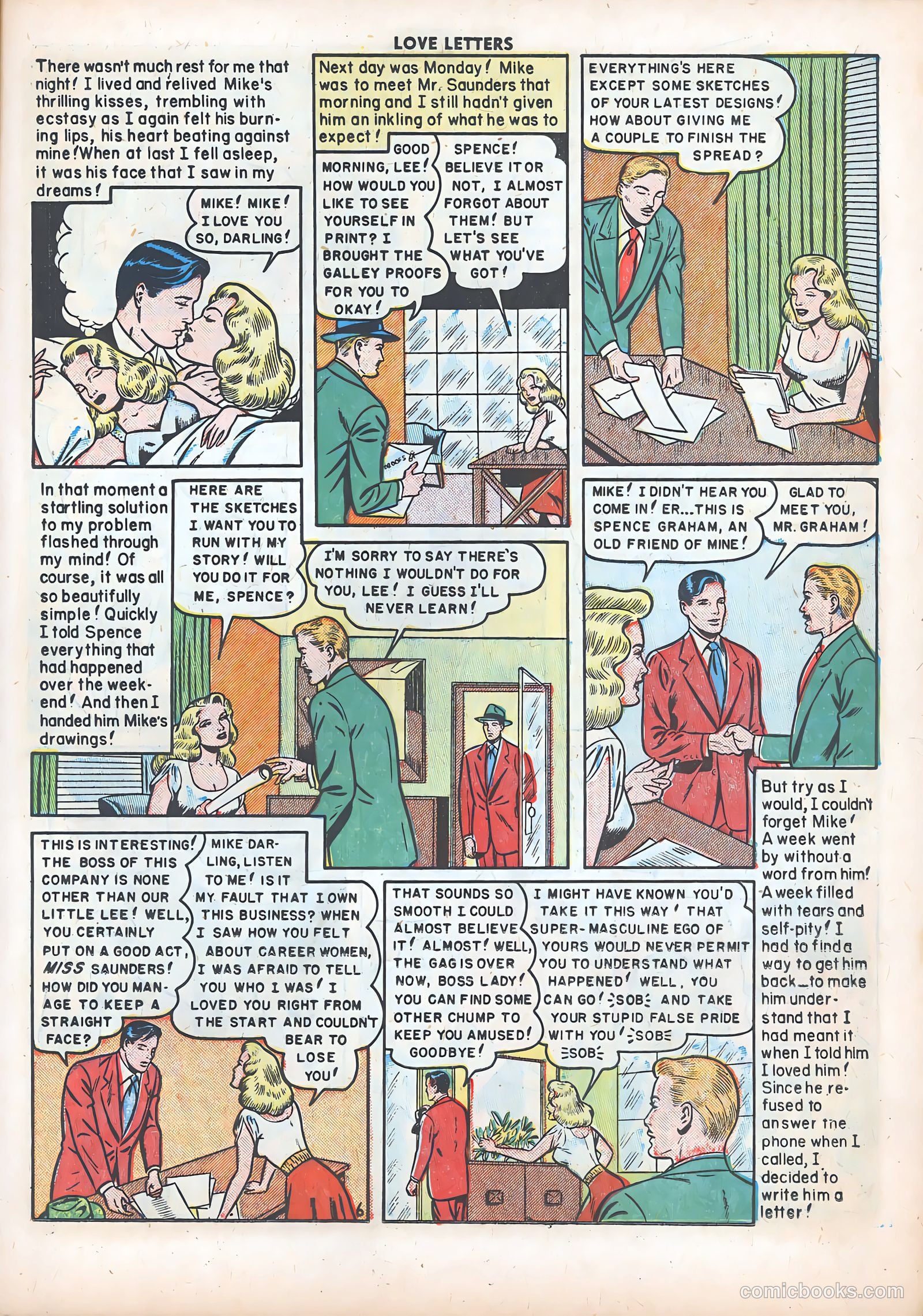 Love Letters #6 (1950) — page 17 of 51