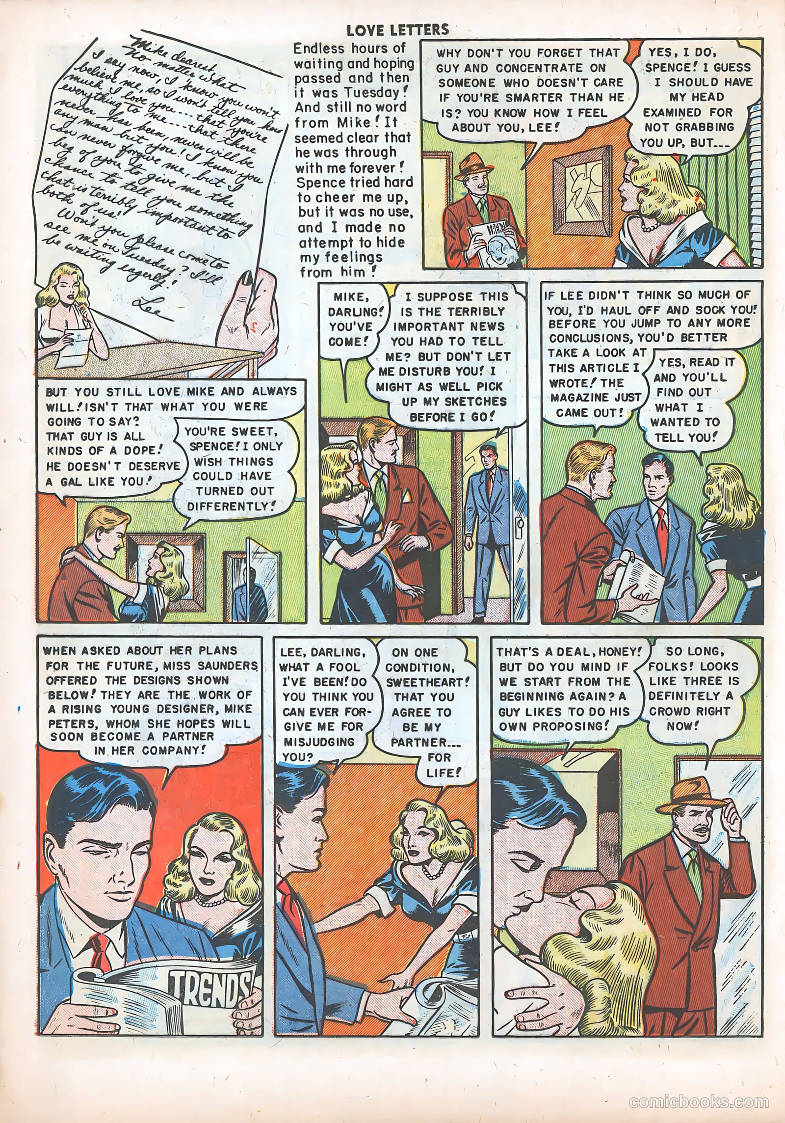 Love Letters #6 (1950) — page 18 of 51