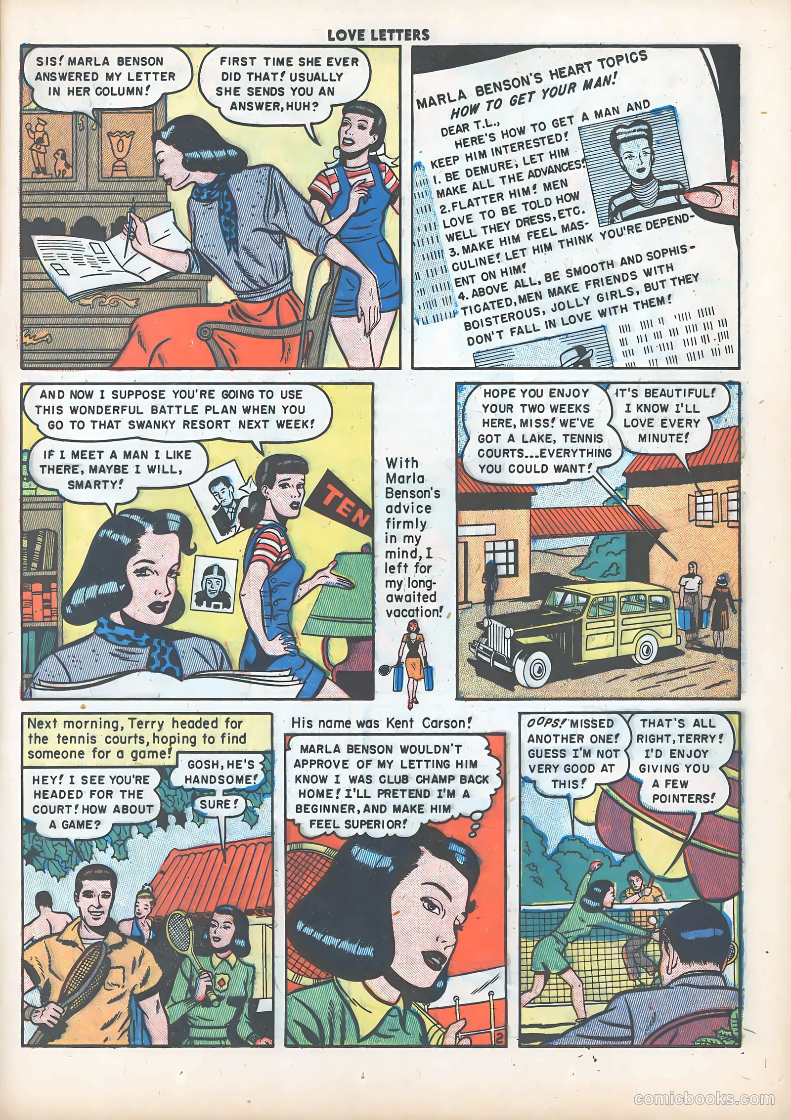 Love Letters #6 (1950) — page 21 of 51