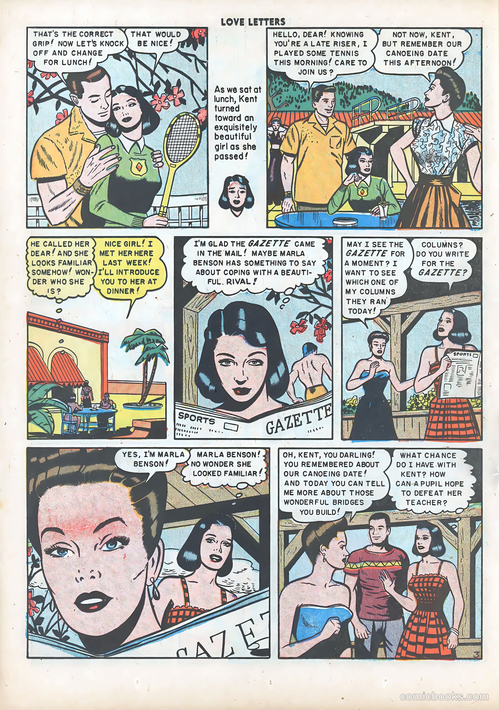 Love Letters #6 (1950) — page 22 of 51