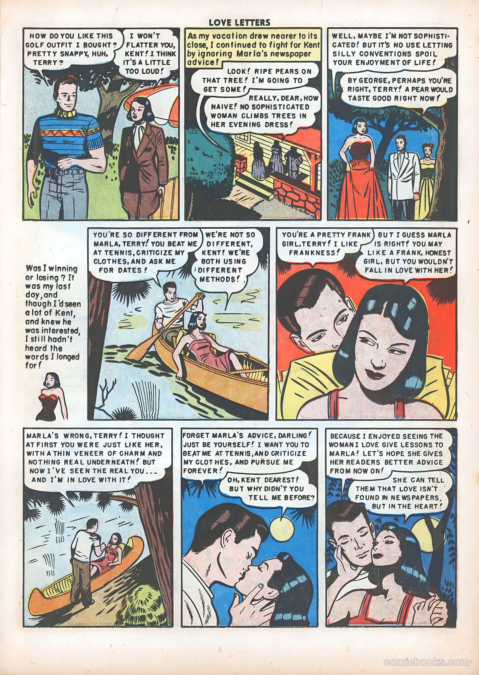 Love Letters #6 (1950) — page 25 of 51