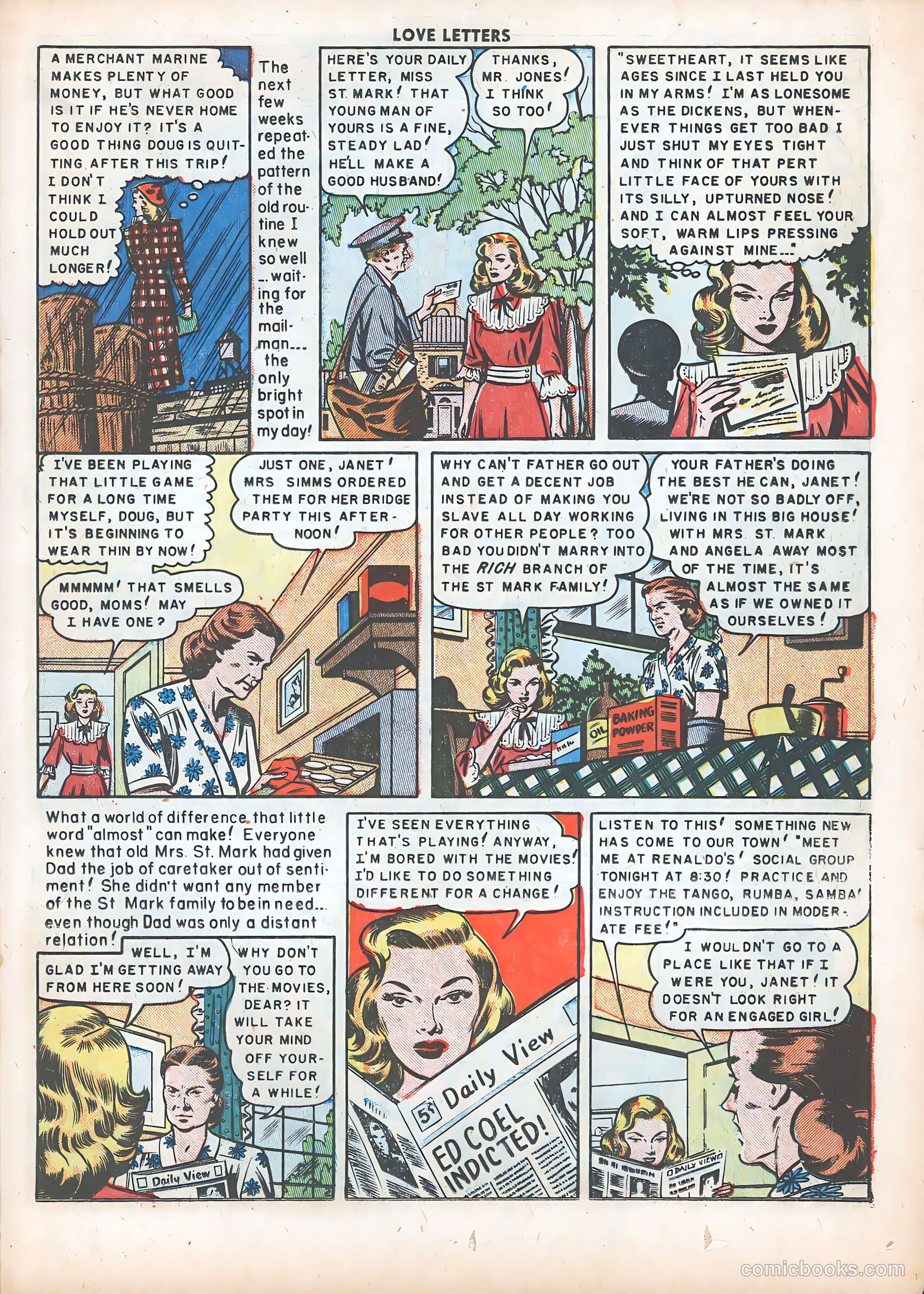 Love Letters #6 (1950) — page 28 of 51