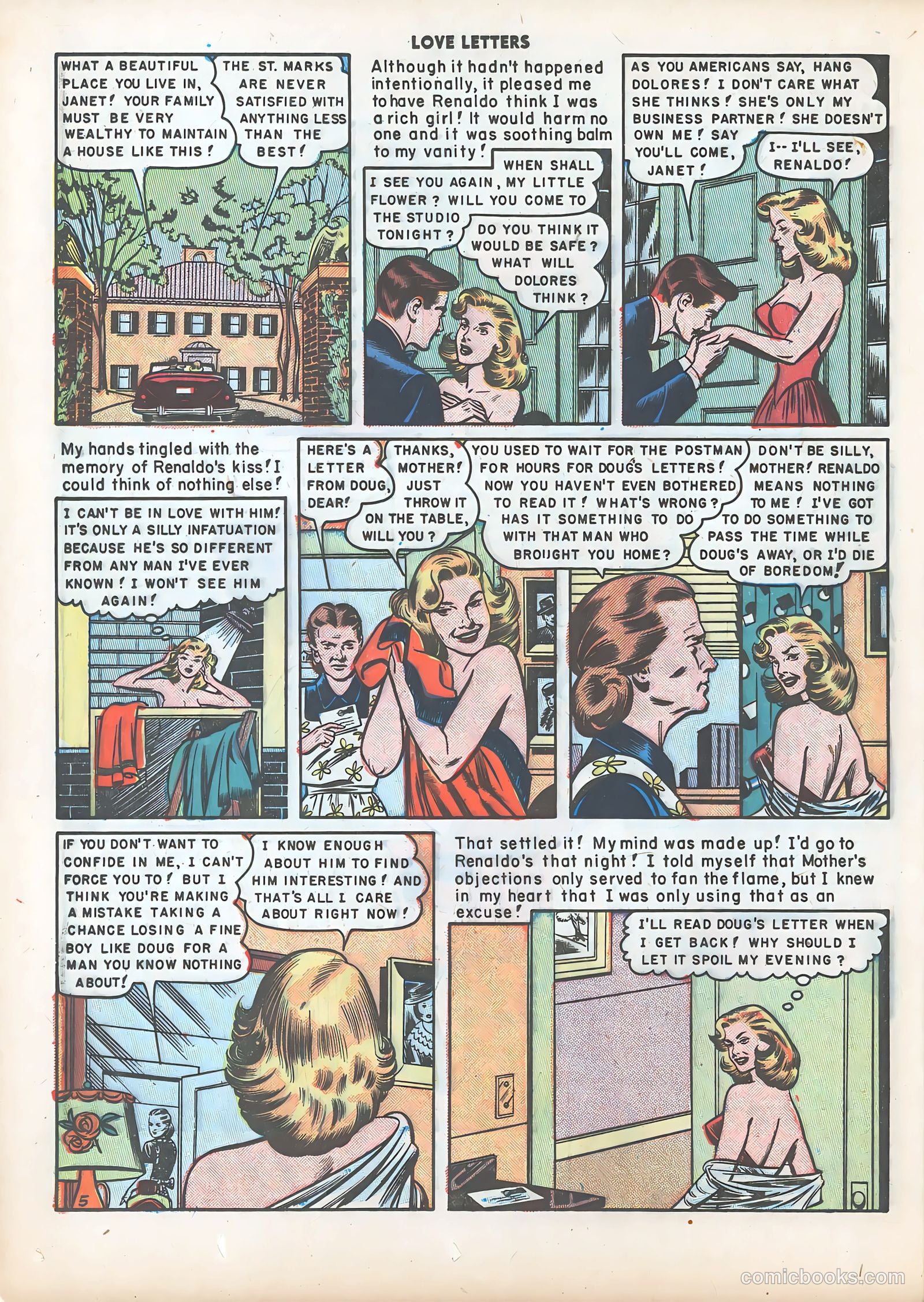 Love Letters #6 (1950) — page 31 of 51