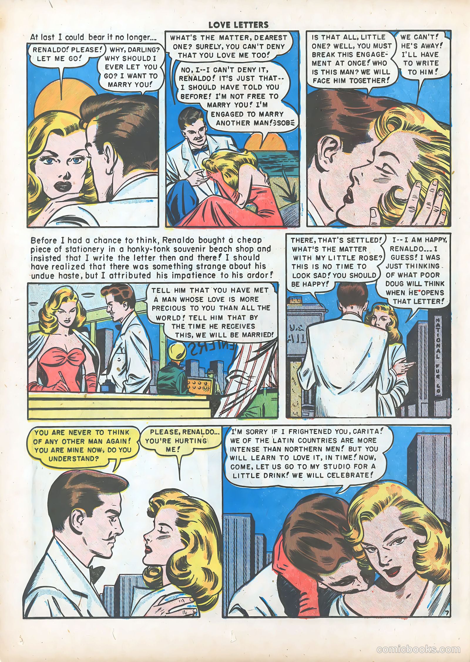 Love Letters #6 (1950) — page 33 of 51