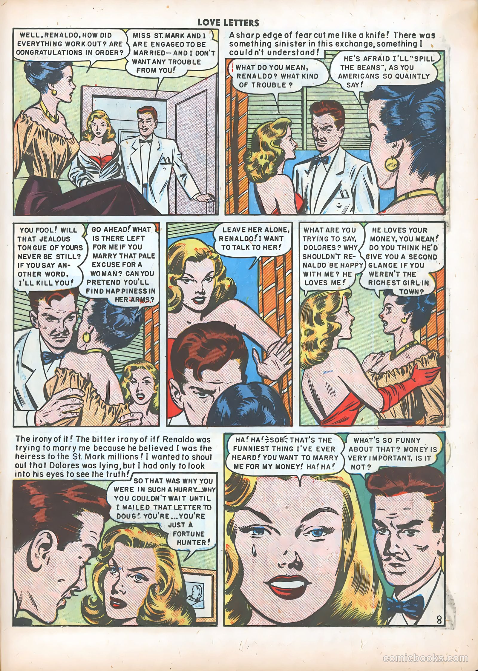 Love Letters #6 (1950) — page 34 of 51