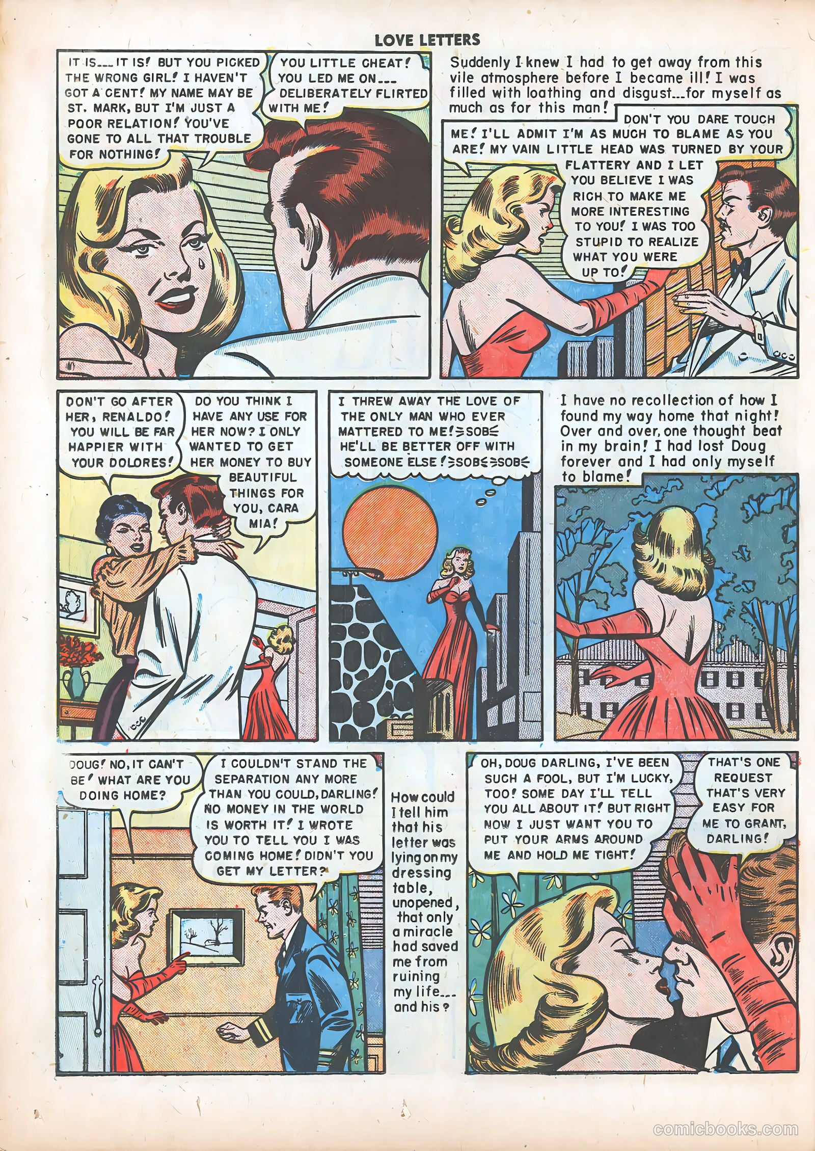 Love Letters #6 (1950) — page 35 of 51
