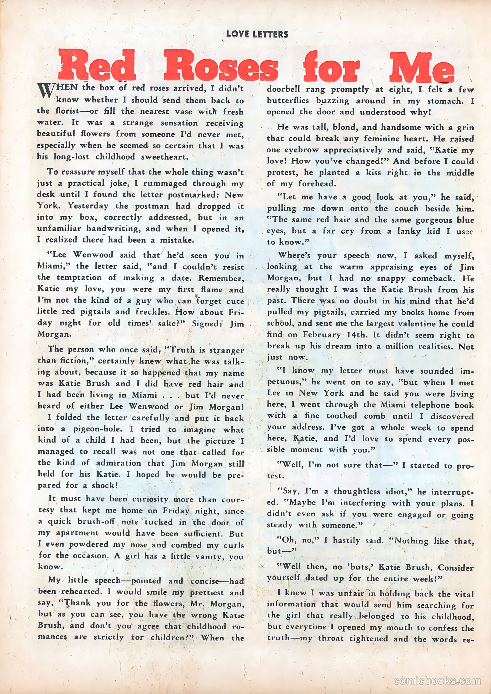 Love Letters #6 (1950) — page 37 of 51