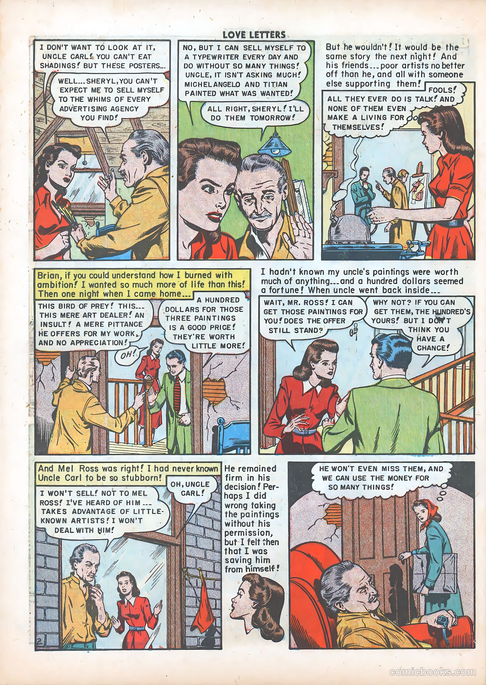 Love Letters #6 (1950) — page 41 of 51