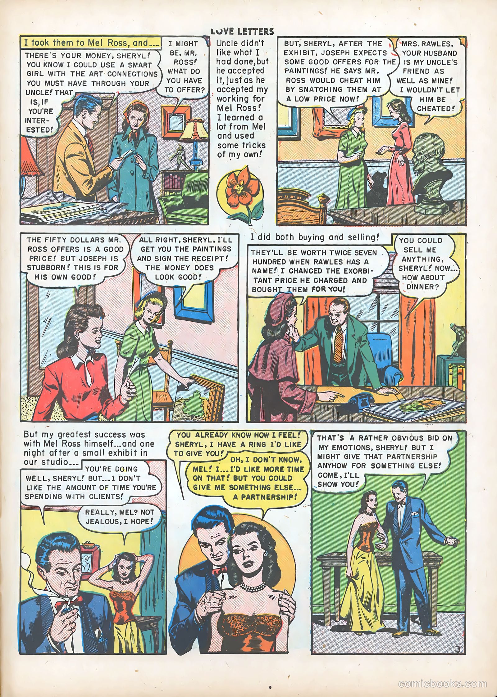 Love Letters #6 (1950) — page 42 of 51