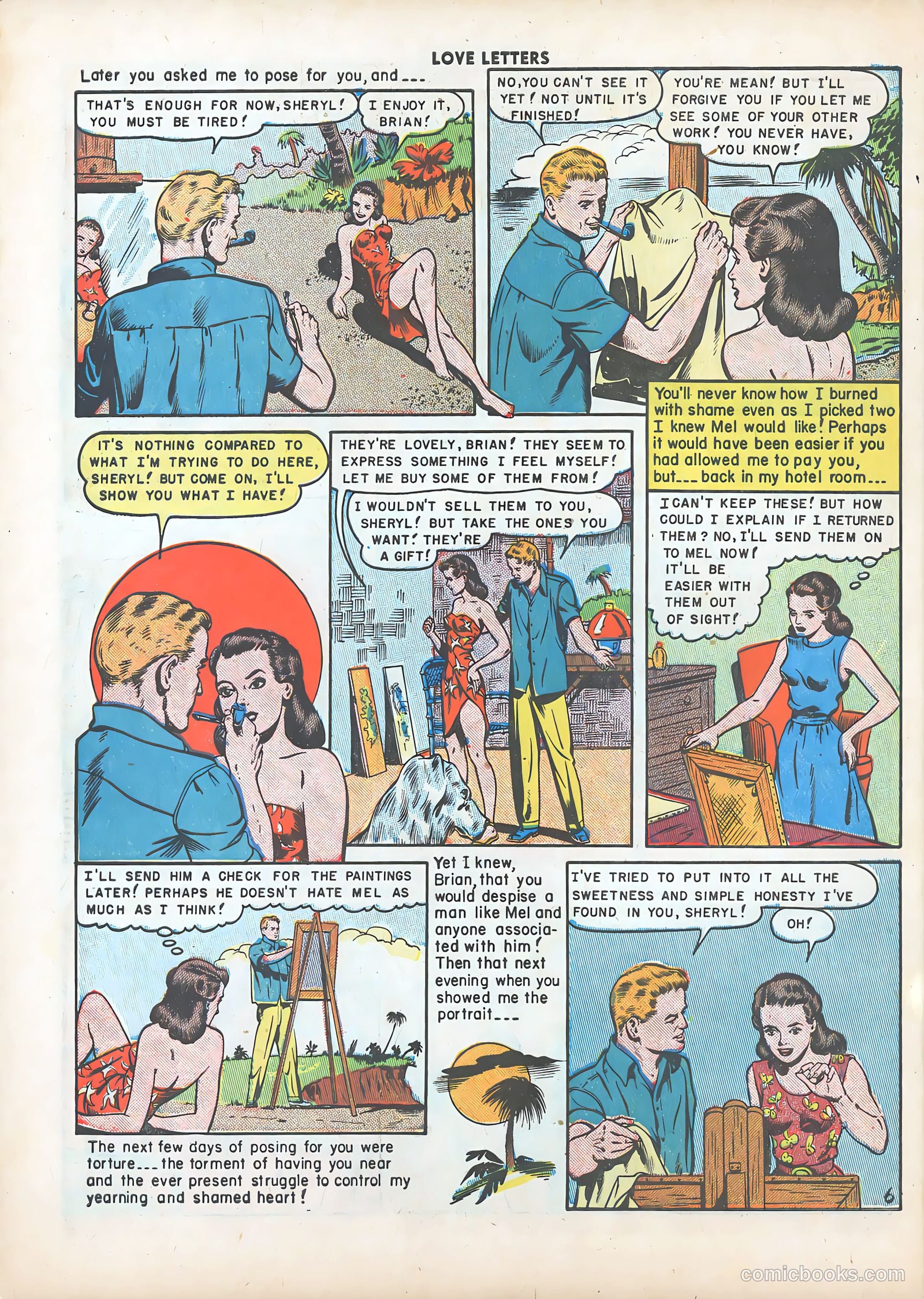Love Letters #6 (1950) — page 45 of 51
