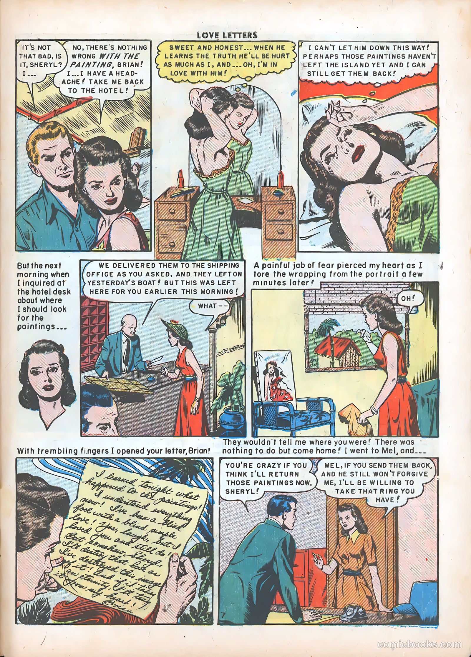 Love Letters #6 (1950) — page 46 of 51