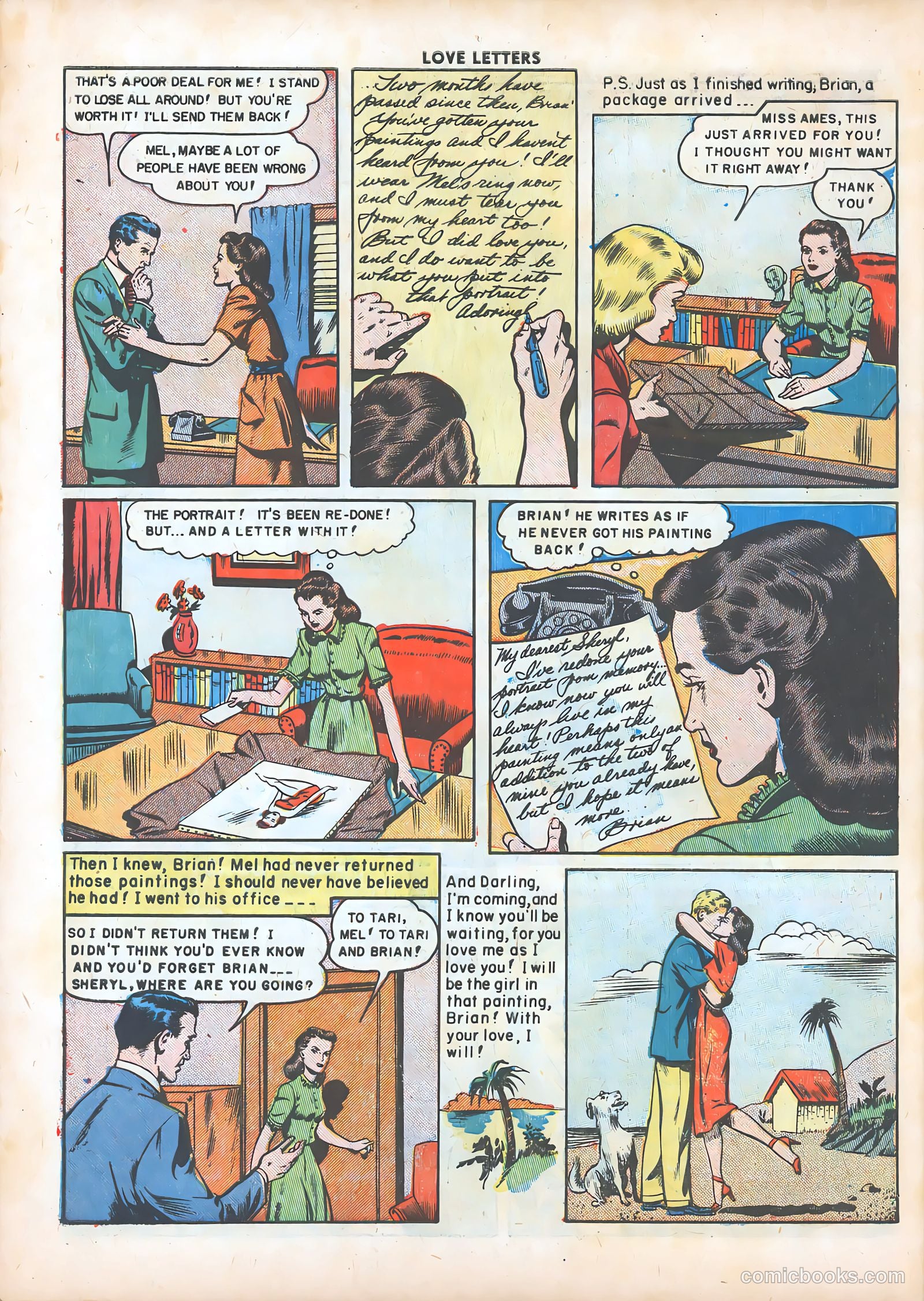 Love Letters #6 (1950) — page 47 of 51