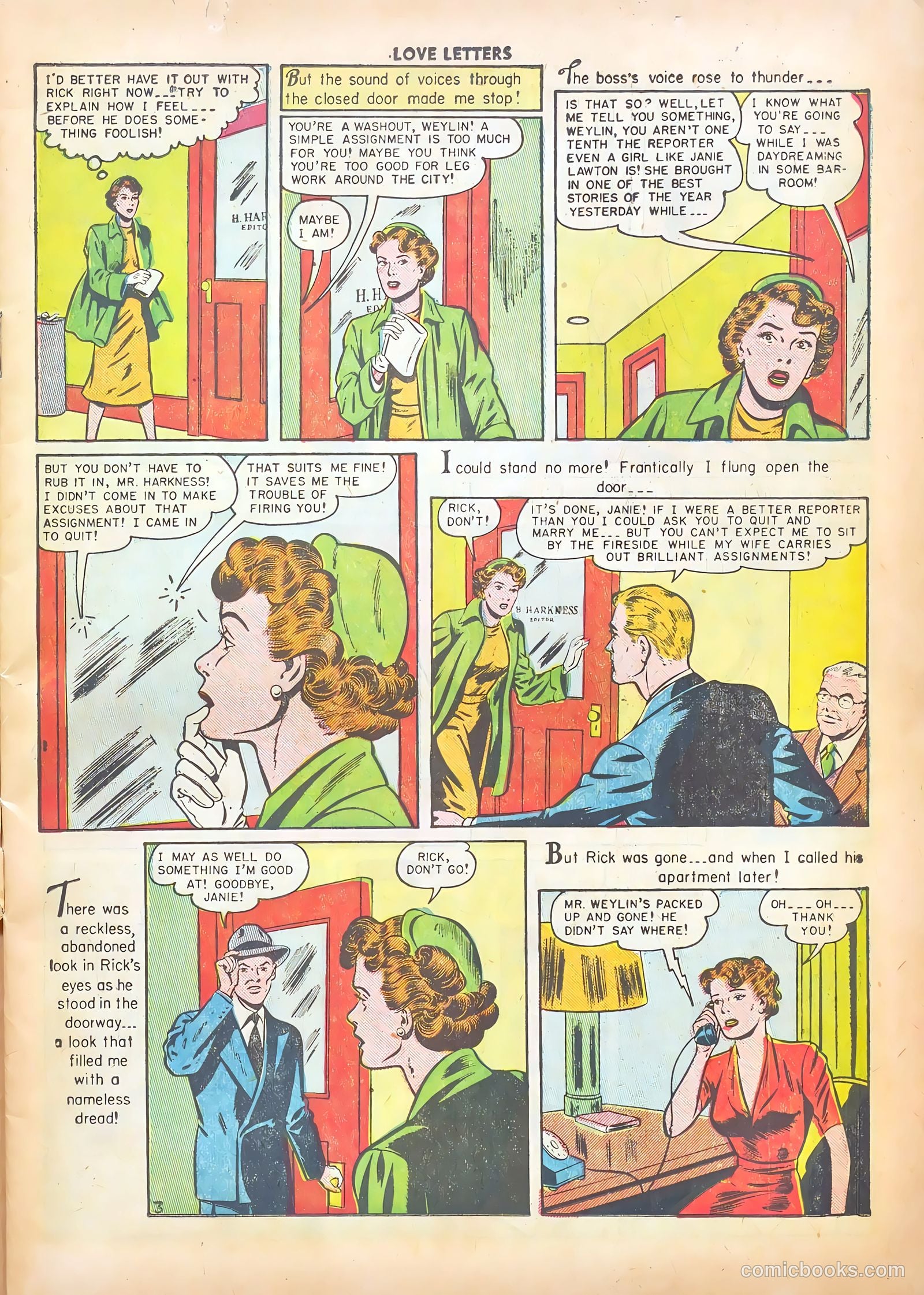 Love Letters #7 (1951) — page 5 of 51