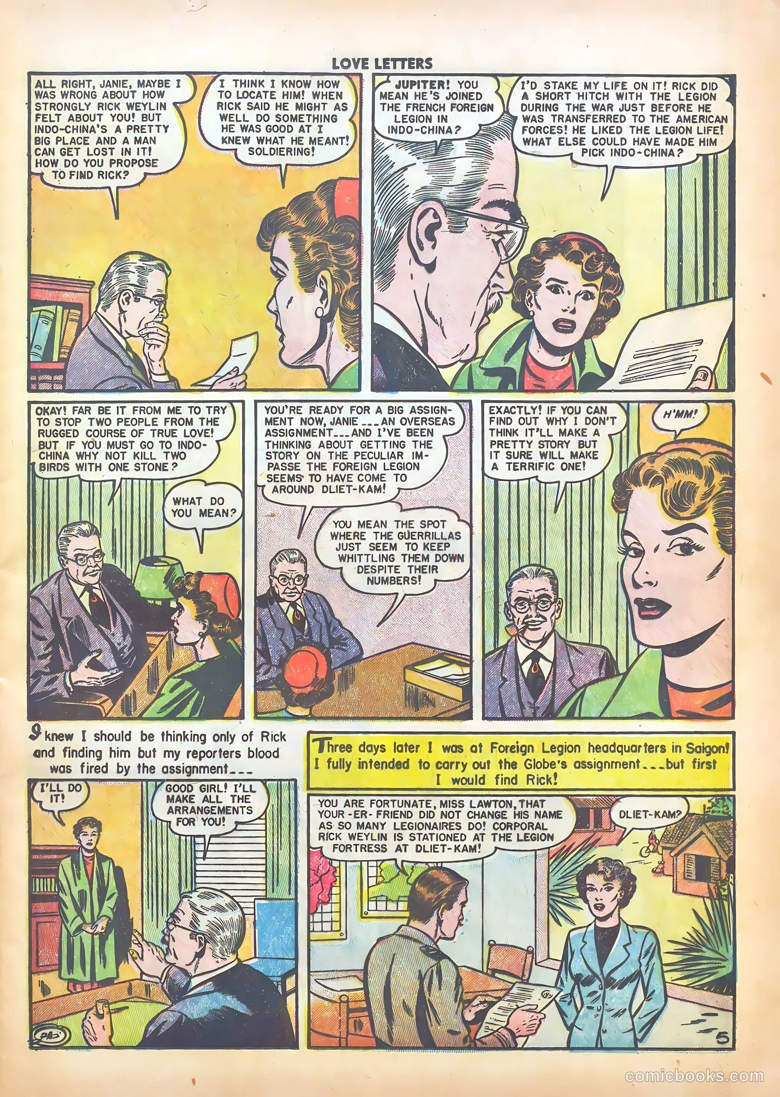 Love Letters #7 (1951) — page 7 of 51