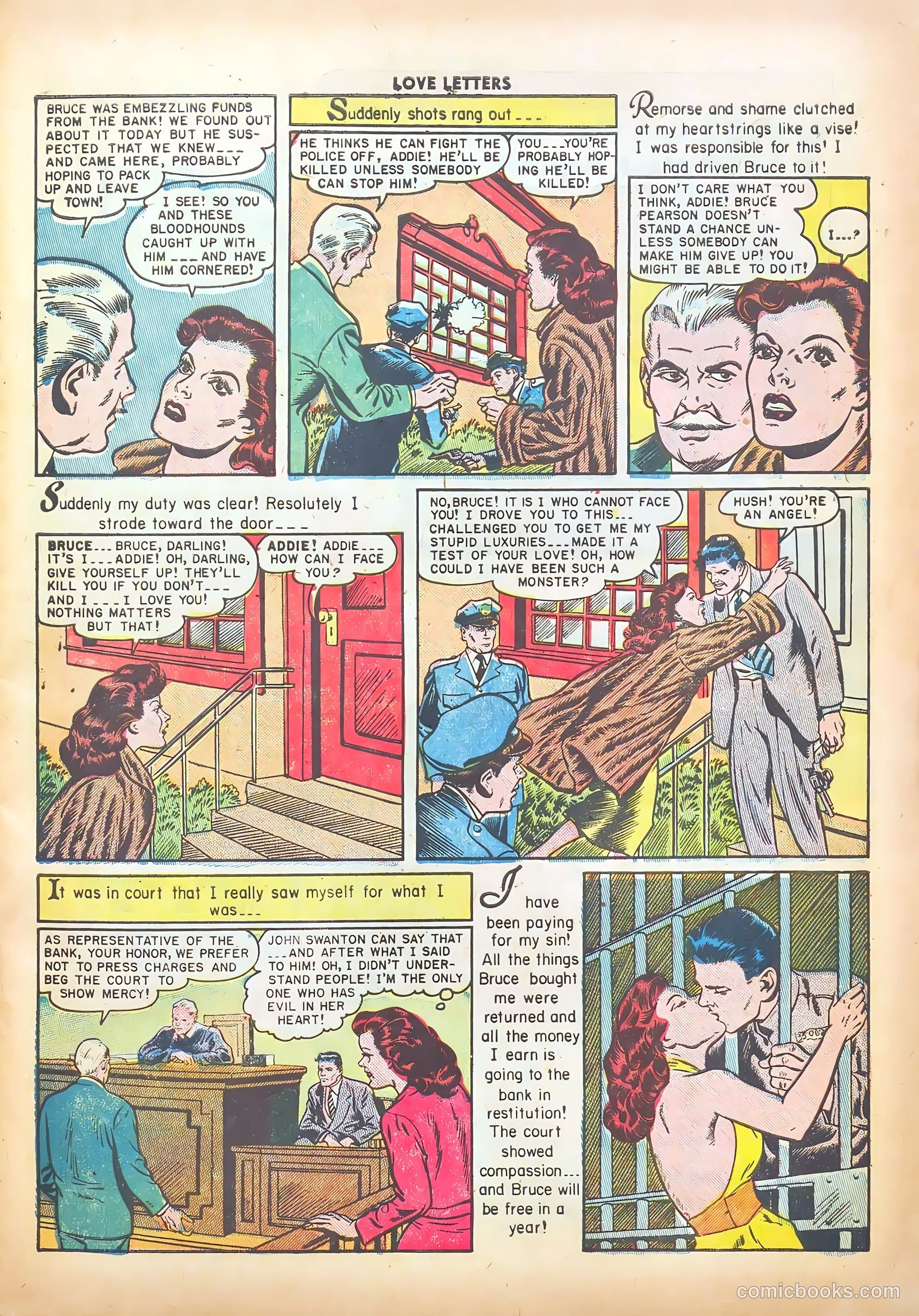 Love Letters #7 (1951) — page 17 of 51