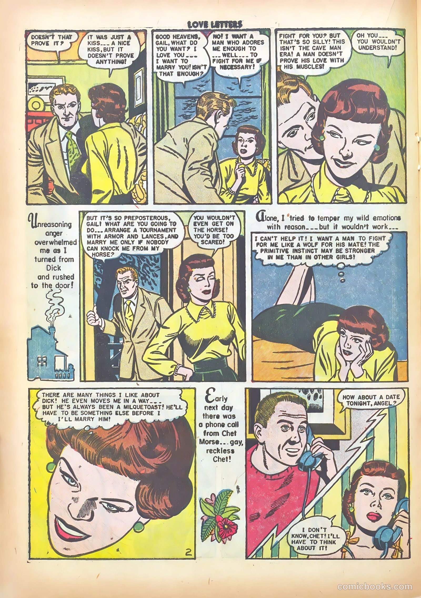 Love Letters #7 (1951) — page 20 of 51
