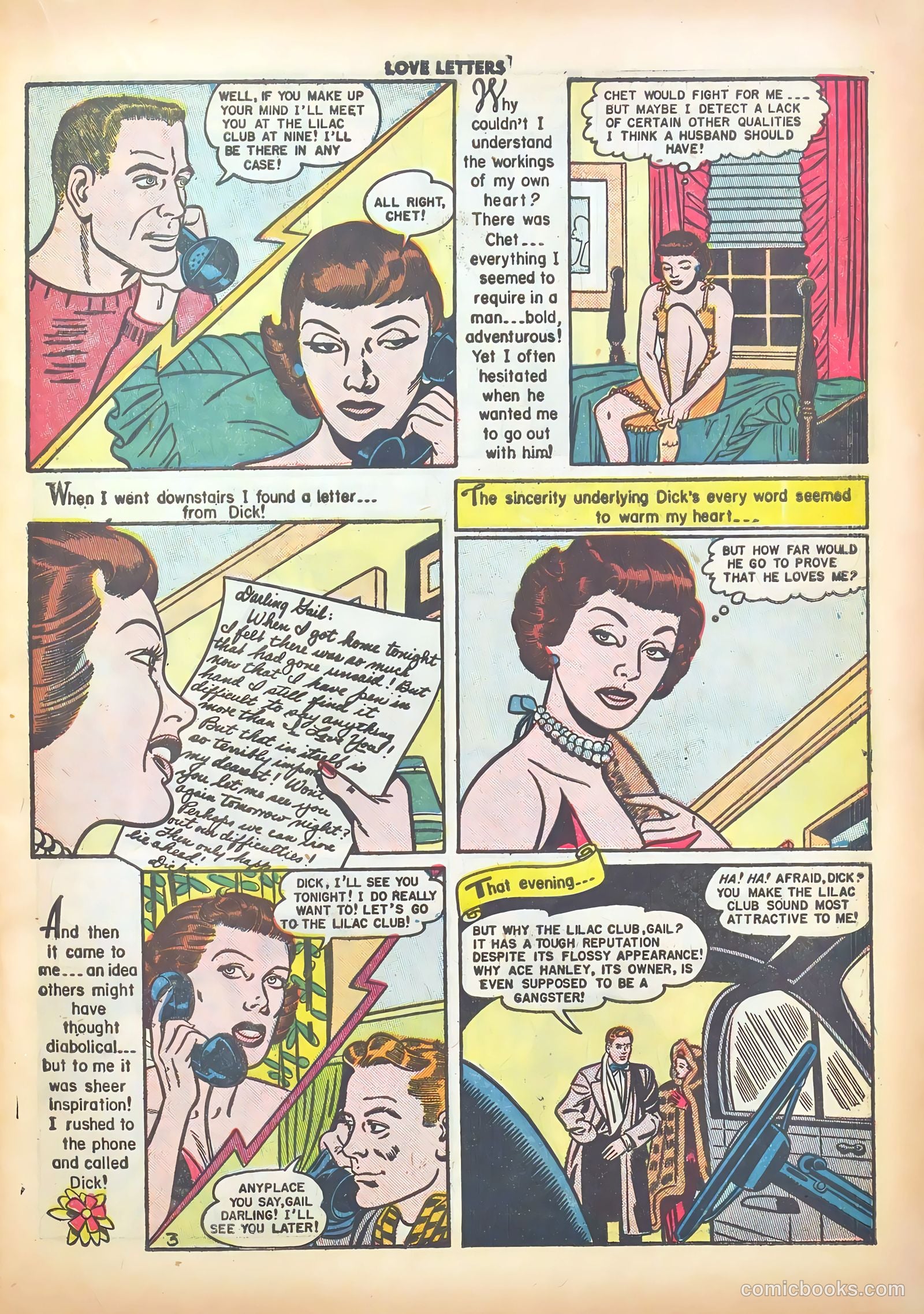 Love Letters #7 (1951) — page 21 of 51
