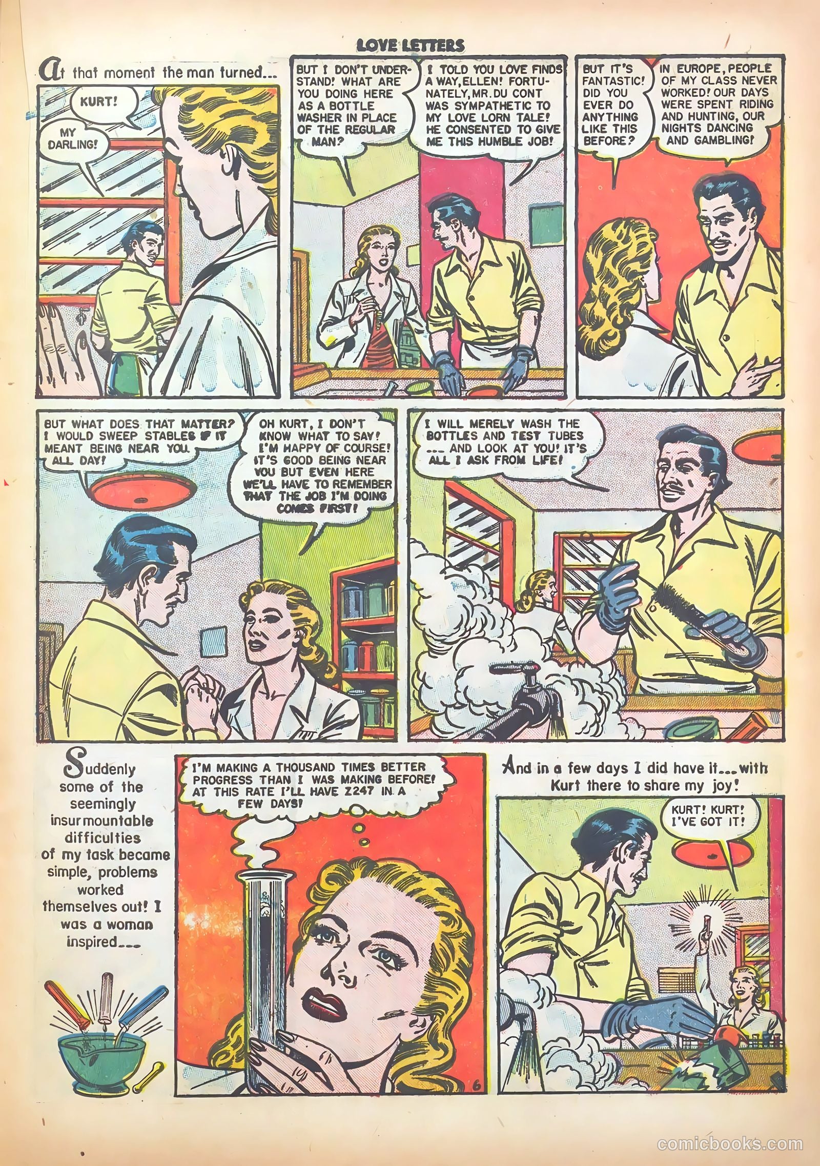 Love Letters #7 (1951) — page 32 of 51