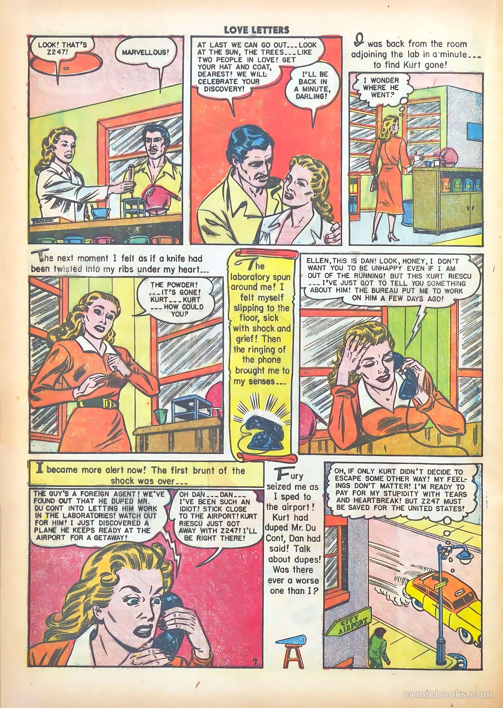 Love Letters #7 (1951) — page 33 of 51