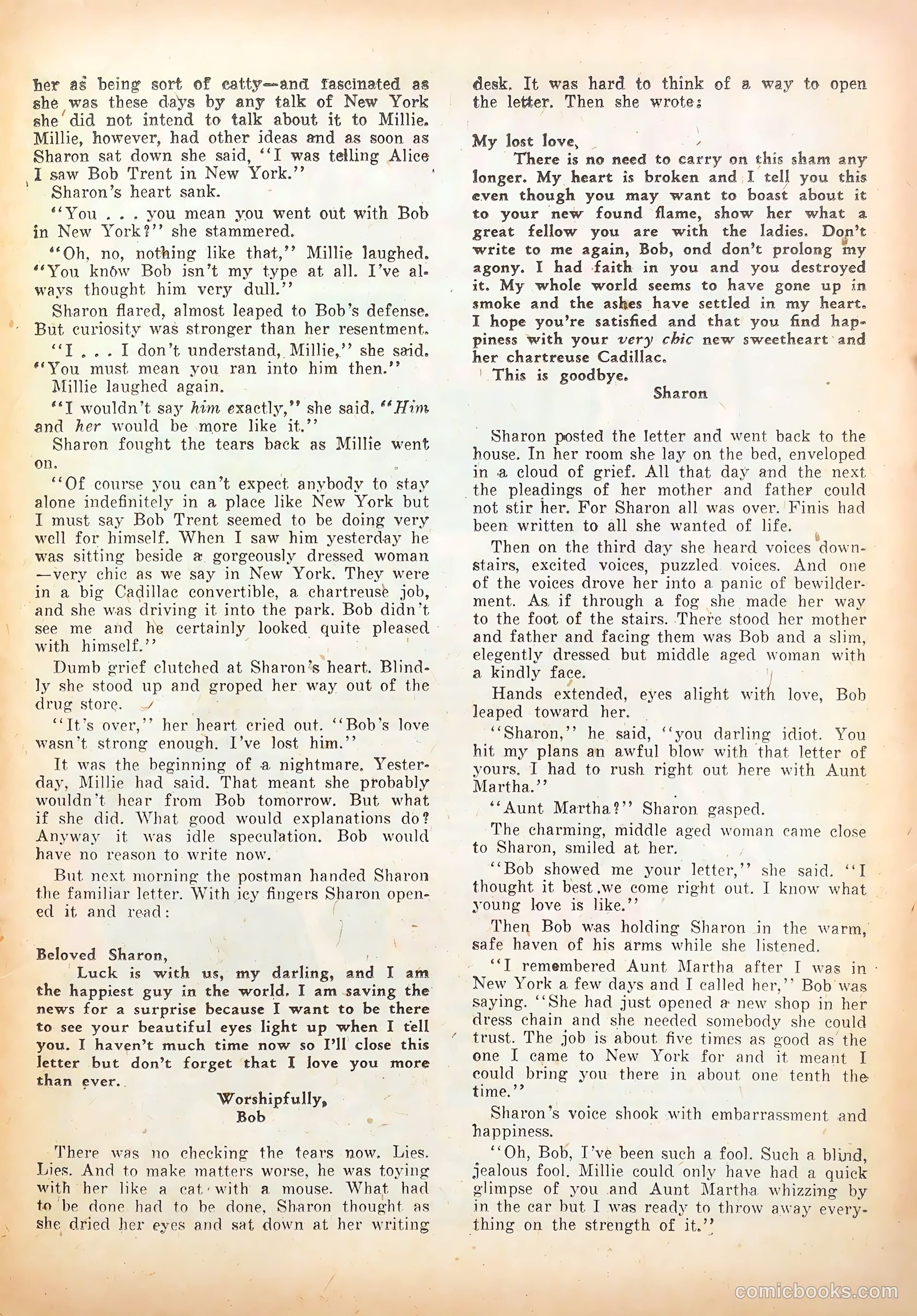 Love Letters #7 (1951) — page 38 of 51