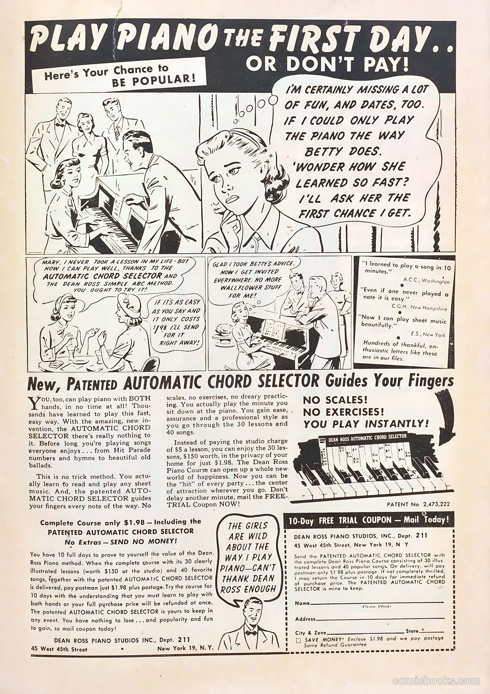 Love Letters #7 (1951) — page 50 of 51