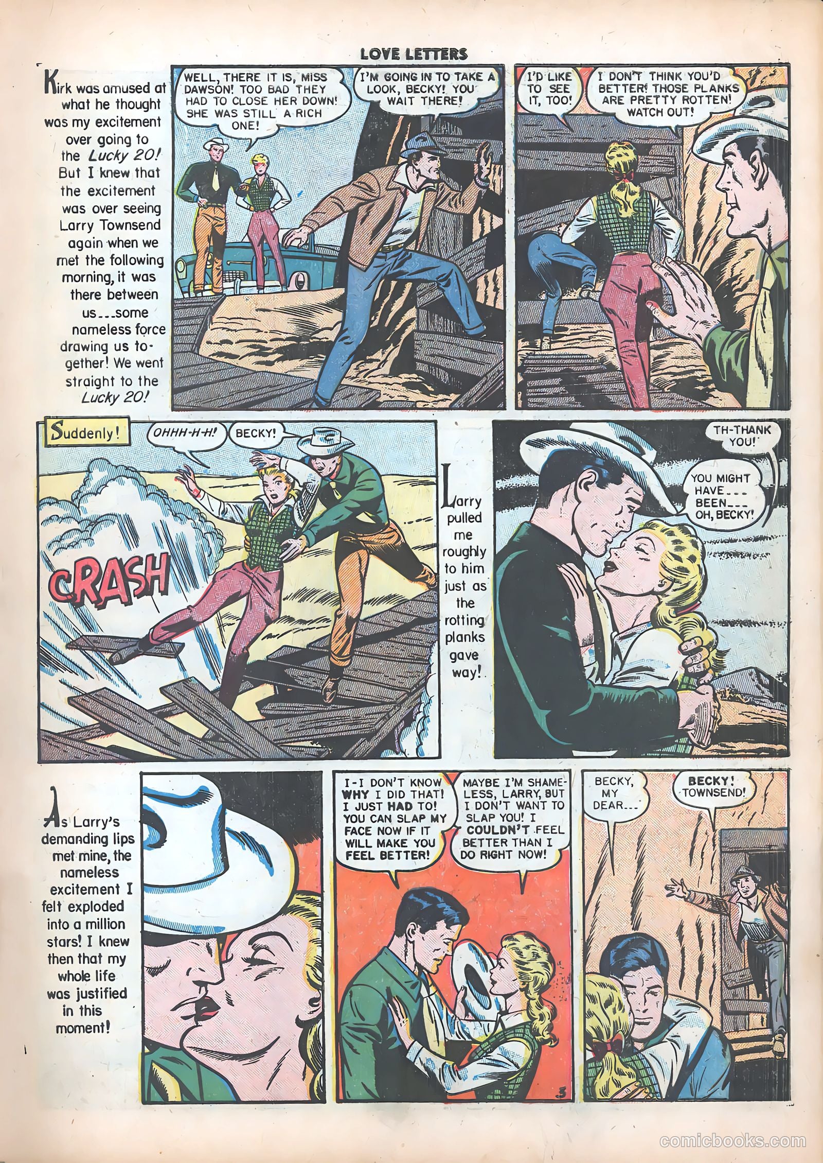 Love Letters #8 (1951) — page 21 of 51