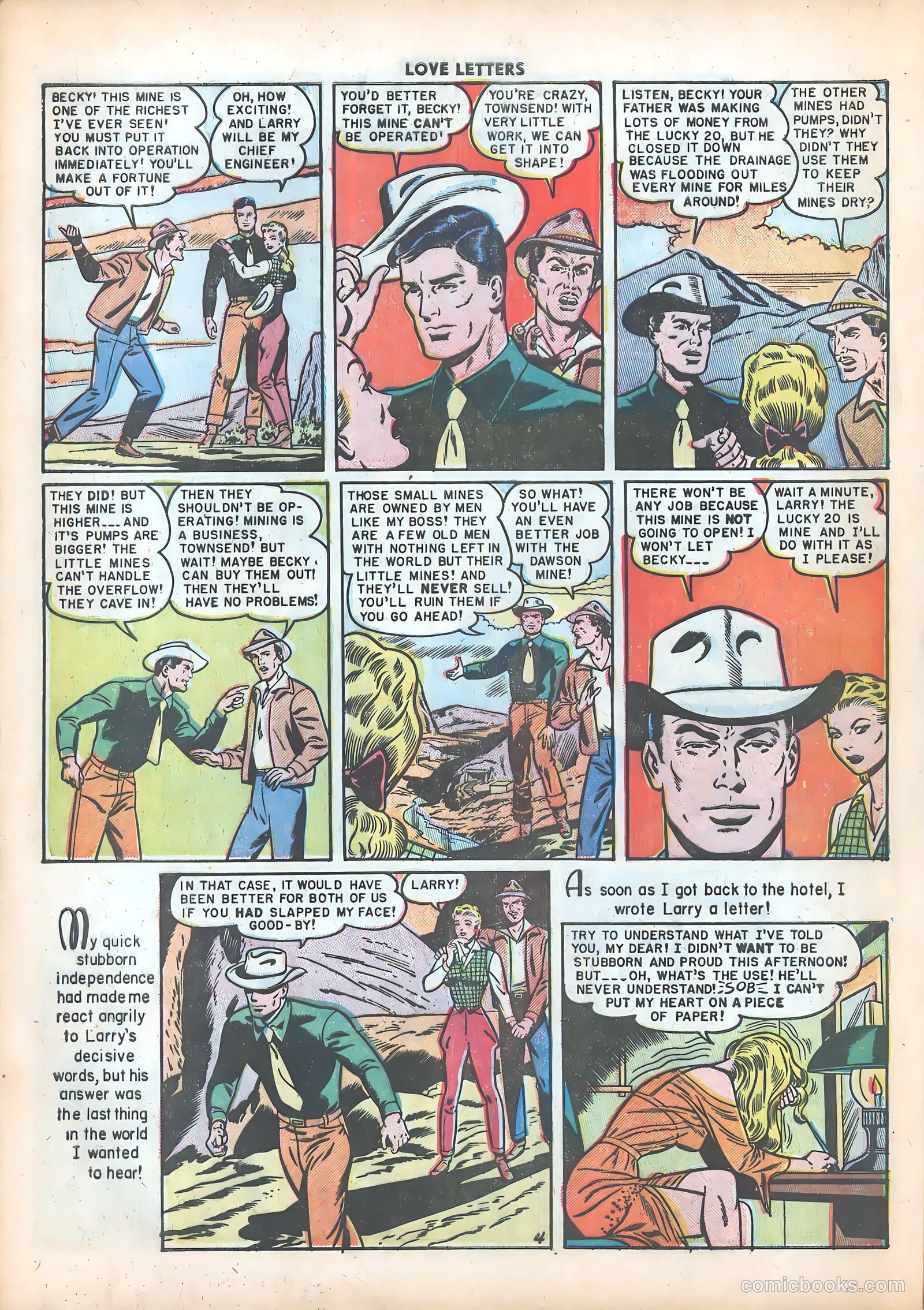 Love Letters #8 (1951) — page 22 of 51