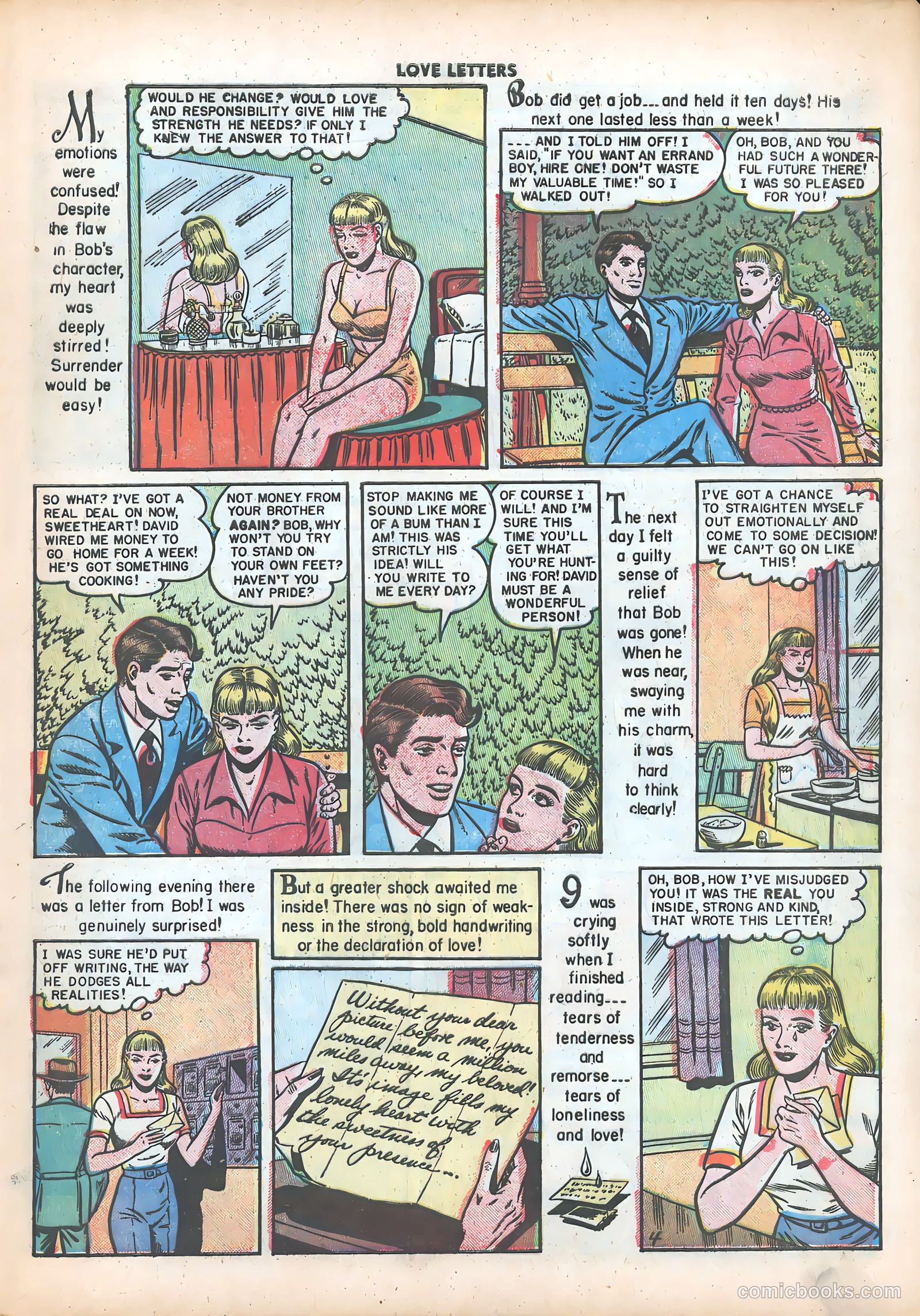 Love Letters #8 (1951) — page 30 of 51