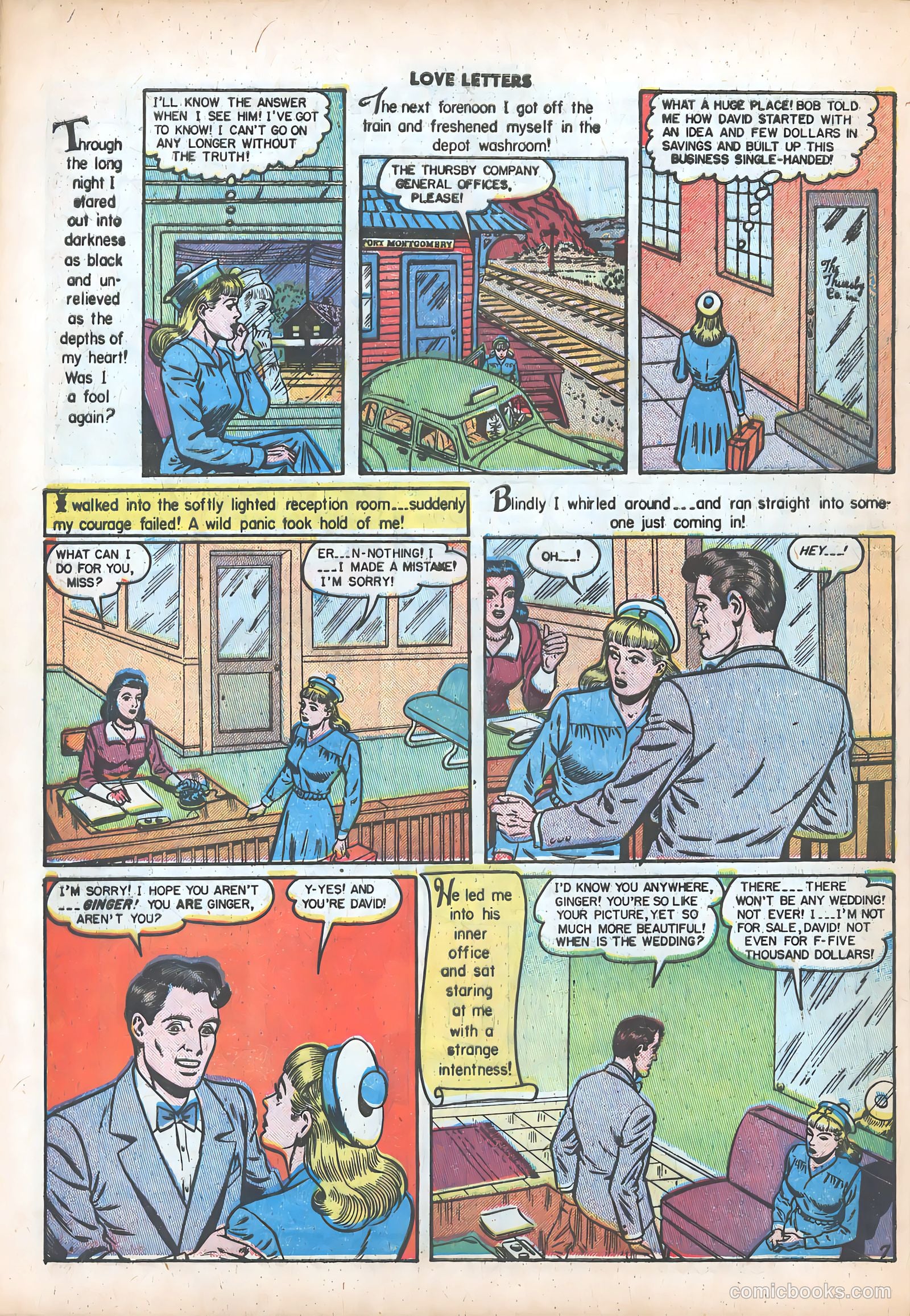 Love Letters #8 (1951) — page 33 of 51
