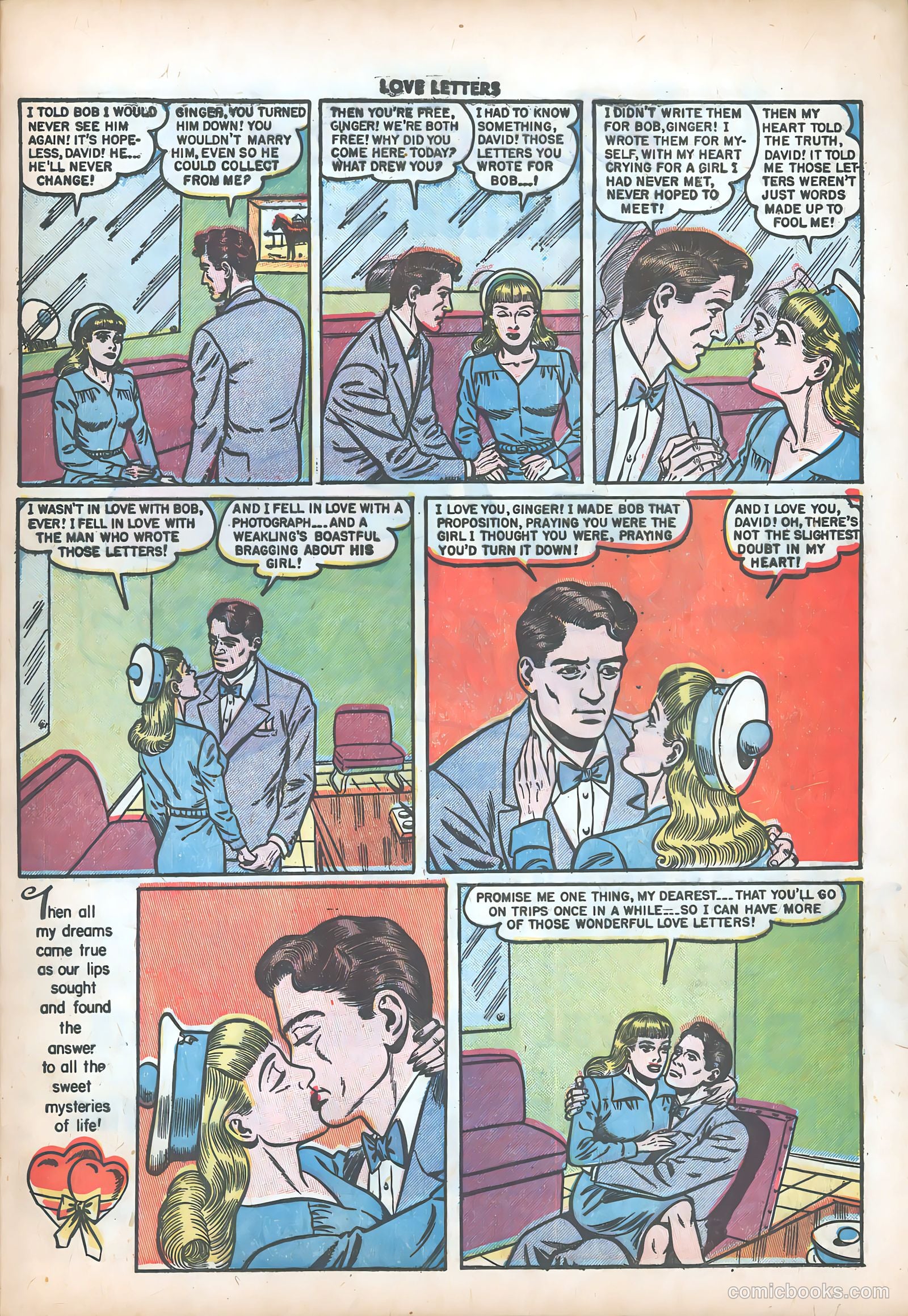 Love Letters #8 (1951) — page 34 of 51