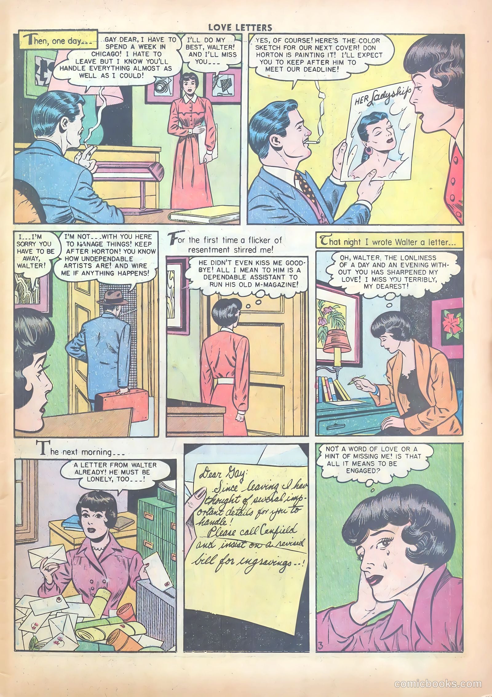 Love Letters #9 (1951) — page 5 of 51