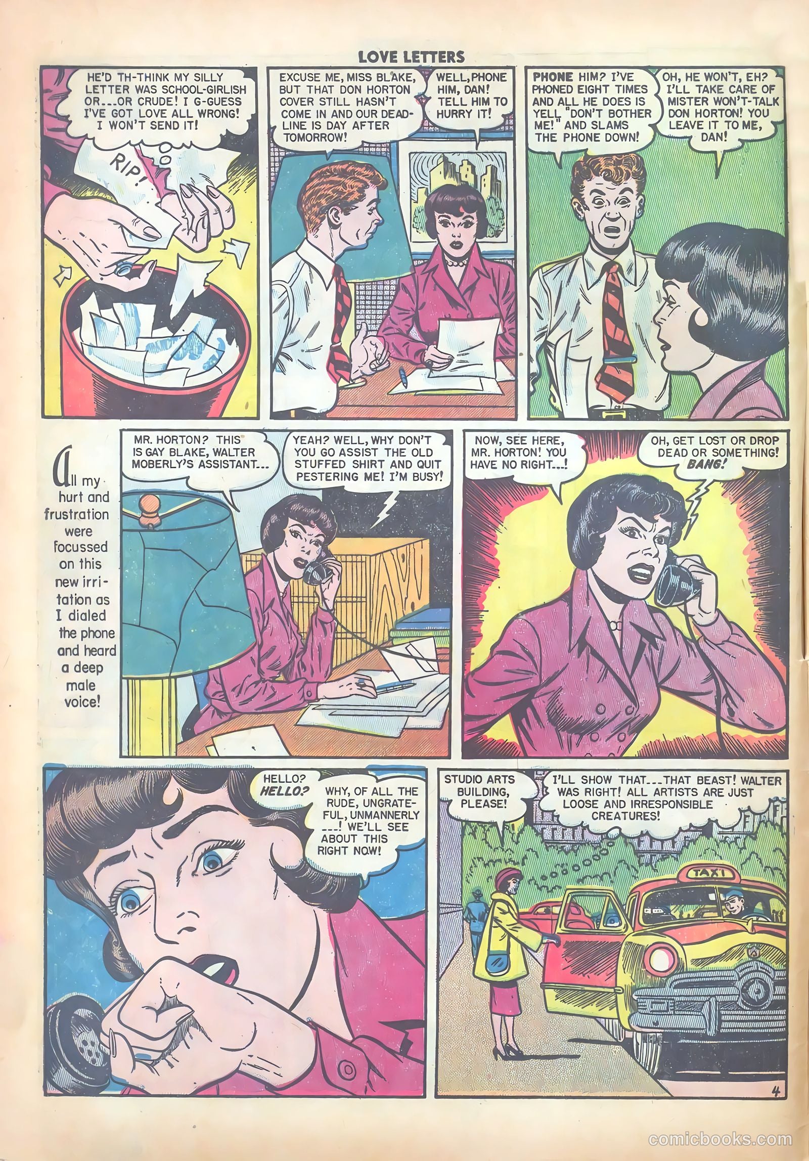 Love Letters #9 (1951) — page 6 of 51