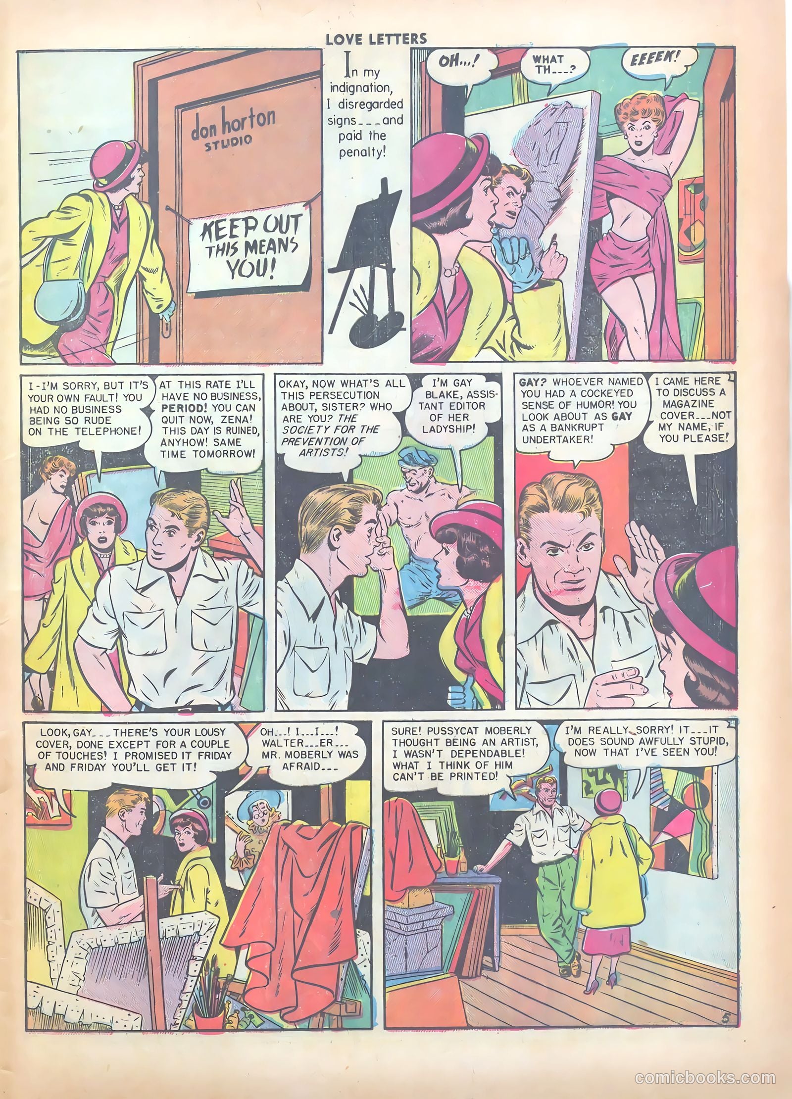 Love Letters #9 (1951) — page 7 of 51