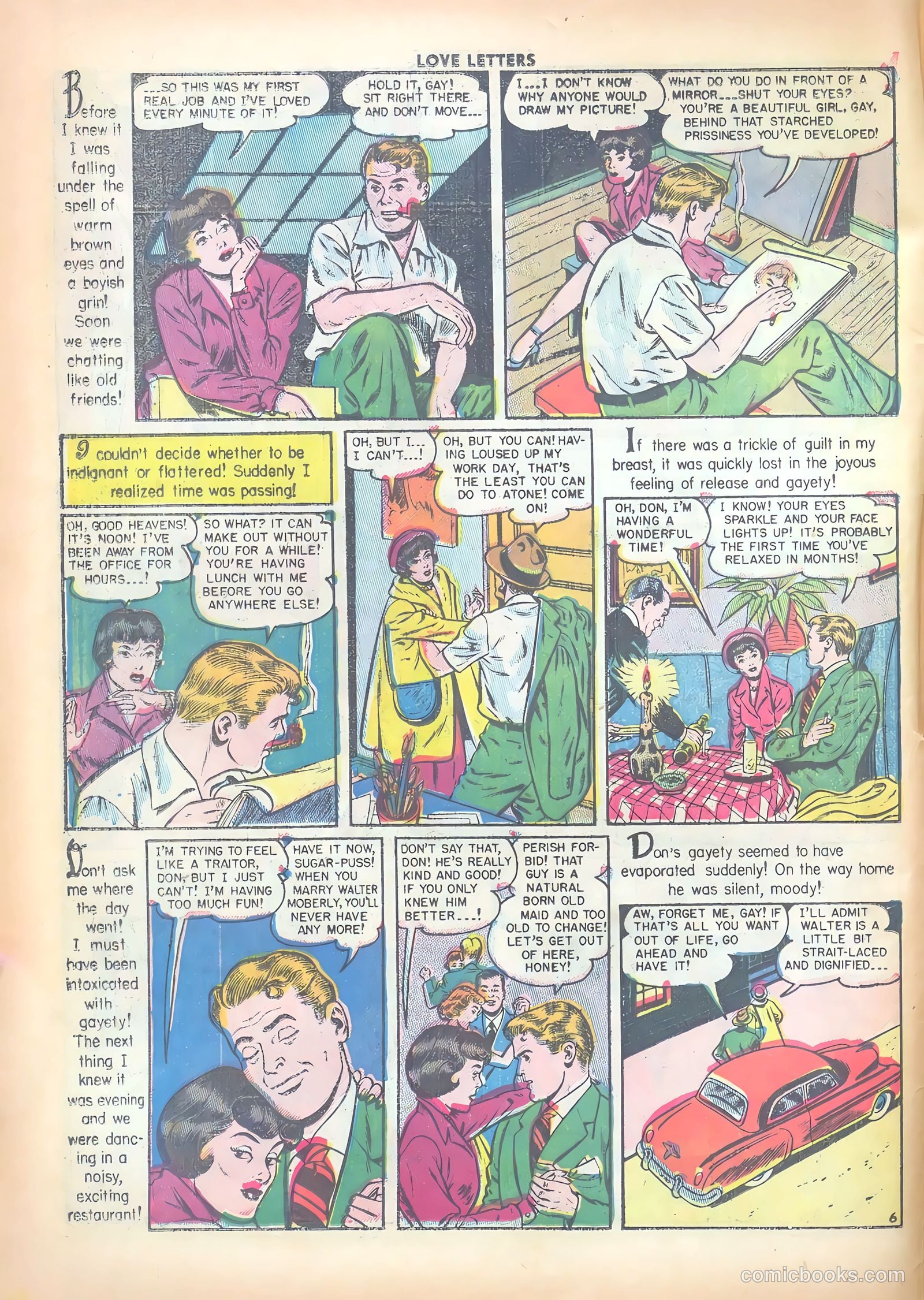 Love Letters #9 (1951) — page 8 of 51