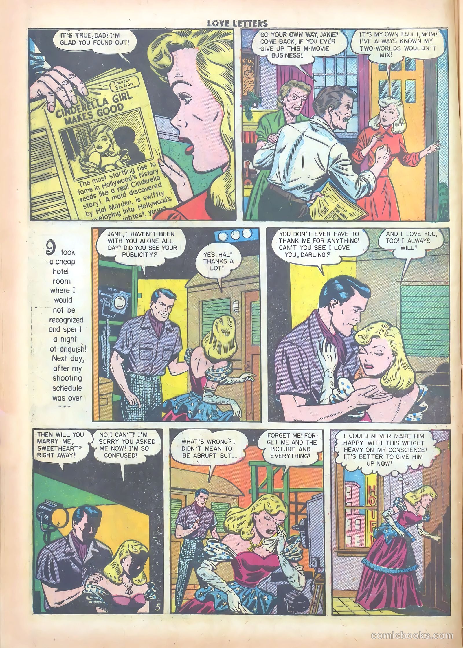 Love Letters #9 (1951) — page 16 of 51